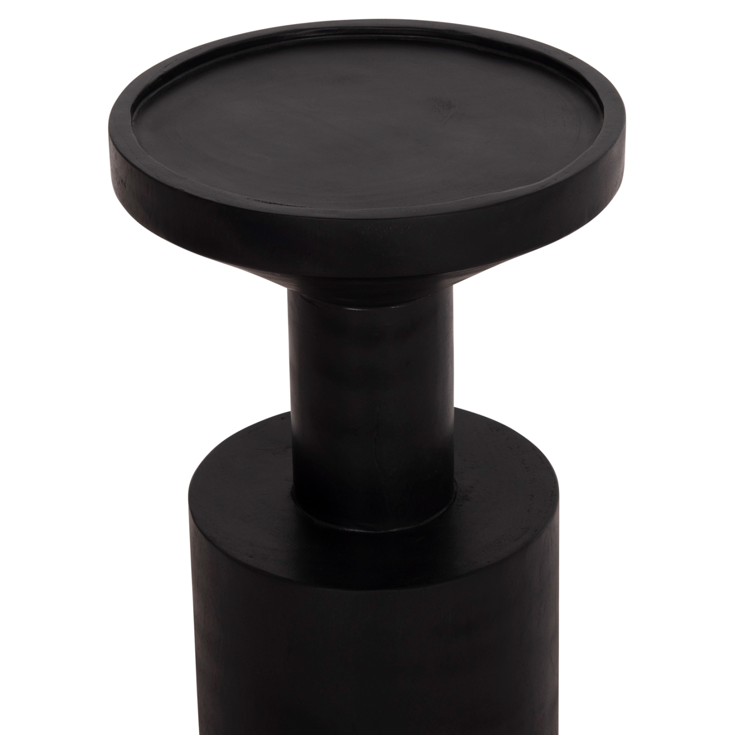 ΤΡΑΠΕΖΙ ΒΟΗΘΗΤΙΚΟ BERMAL HM9889.12 ΜΑΣΙΦ ΞΥΛΟ SUAR ΣΕ ΜΑΥΡΟ Φ35x65Υεκ. 4