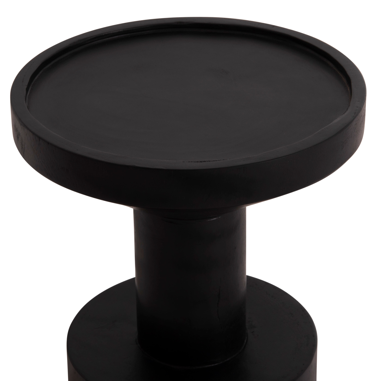 ΤΡΑΠΕΖΙ ΒΟΗΘΗΤΙΚΟ BERMAL HM9889.12 ΜΑΣΙΦ ΞΥΛΟ SUAR ΣΕ ΜΑΥΡΟ Φ35x65Υεκ. 9