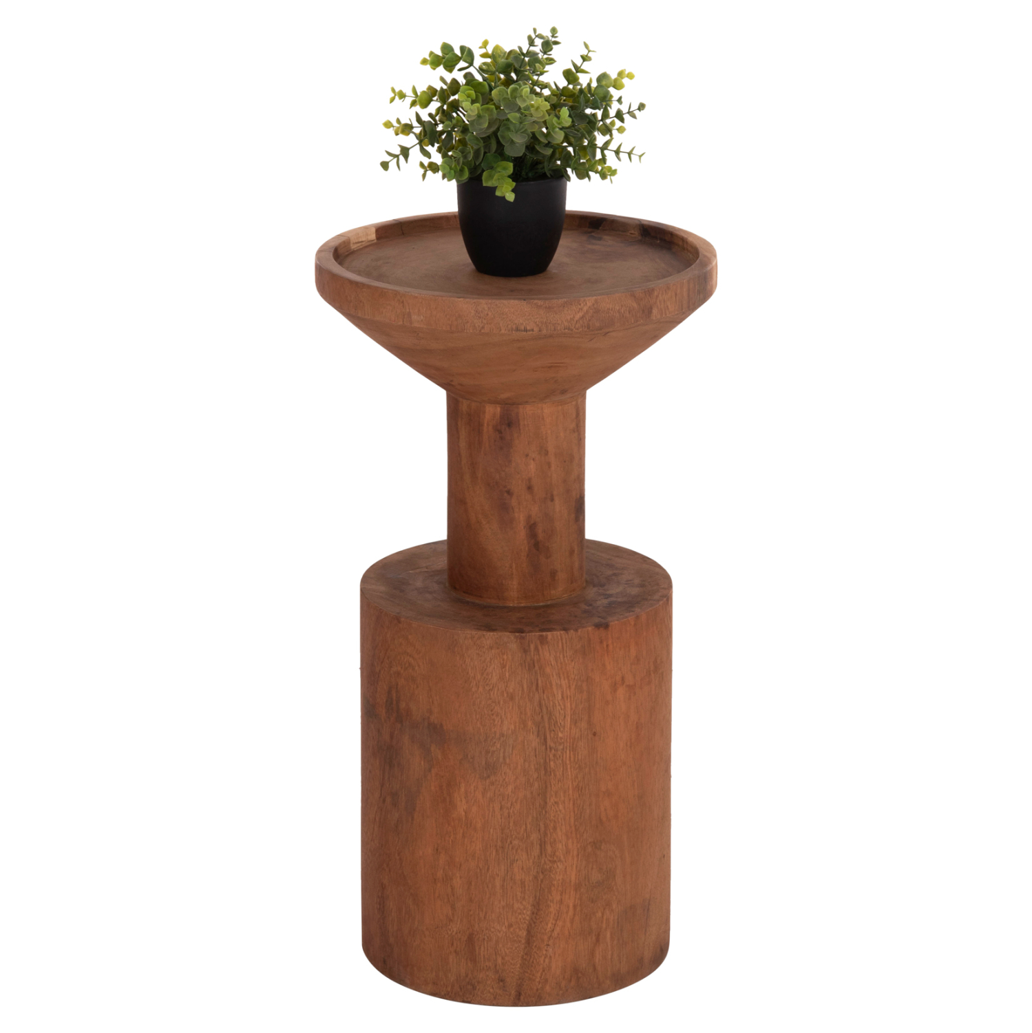 ΤΡΑΠΕΖΙ ΒΟΗΘΗΤΙΚΟ BERMAL HM9889.11 ΜΑΣΙΦ ΞΥΛΟ SUAR ΣΕ ΦΥΣΙΚΟ Φ35x65Υεκ. 4