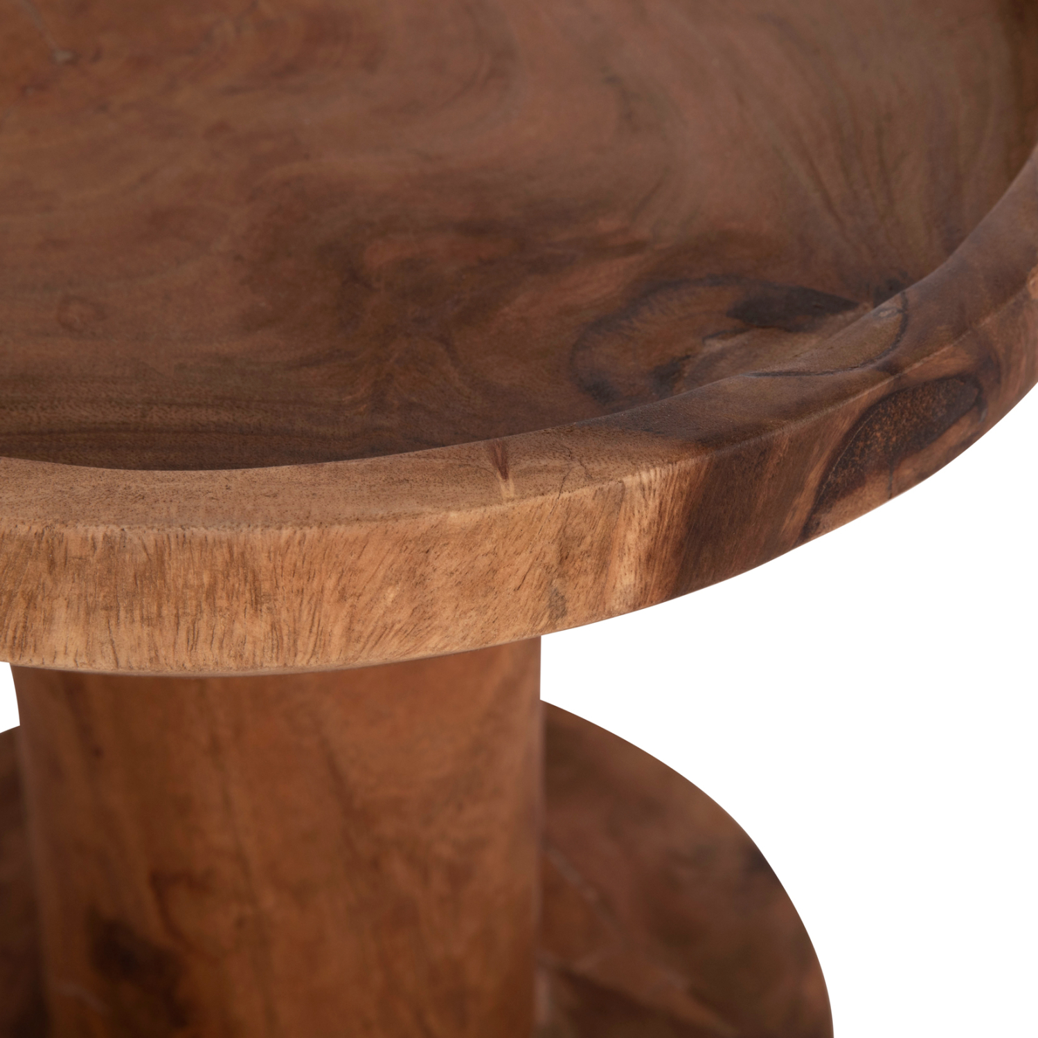 ΤΡΑΠΕΖΙ ΒΟΗΘΗΤΙΚΟ BERMAL HM9889.11 ΜΑΣΙΦ ΞΥΛΟ SUAR ΣΕ ΦΥΣΙΚΟ Φ35x65Υεκ. 5