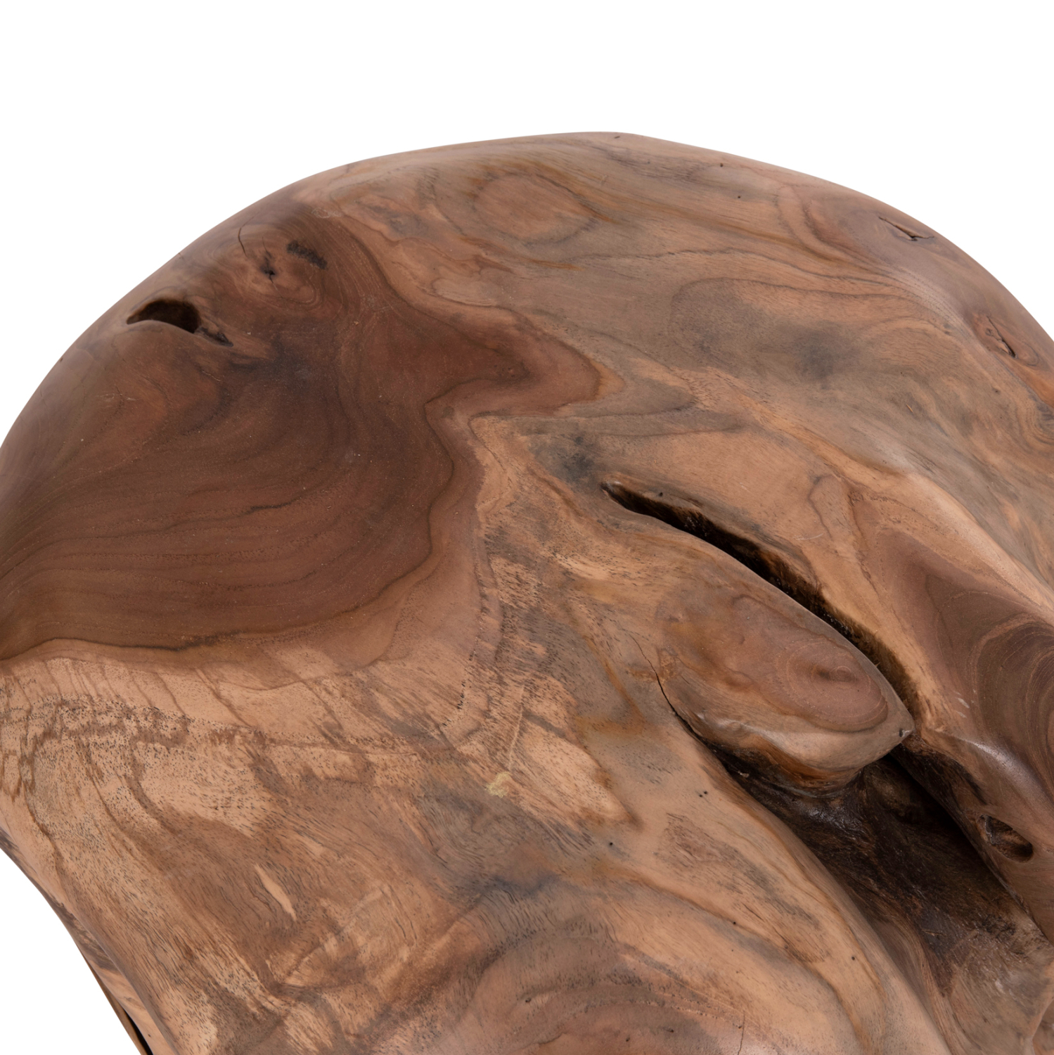 ΒΟΗΘΗΤΙΚΟ ΤΡΑΠΕΖΙ LOGGY HM18295 ΞΥΛΟ TEAK--ΦΥΣΙΚΟ 50x50x50Υεκ. 10