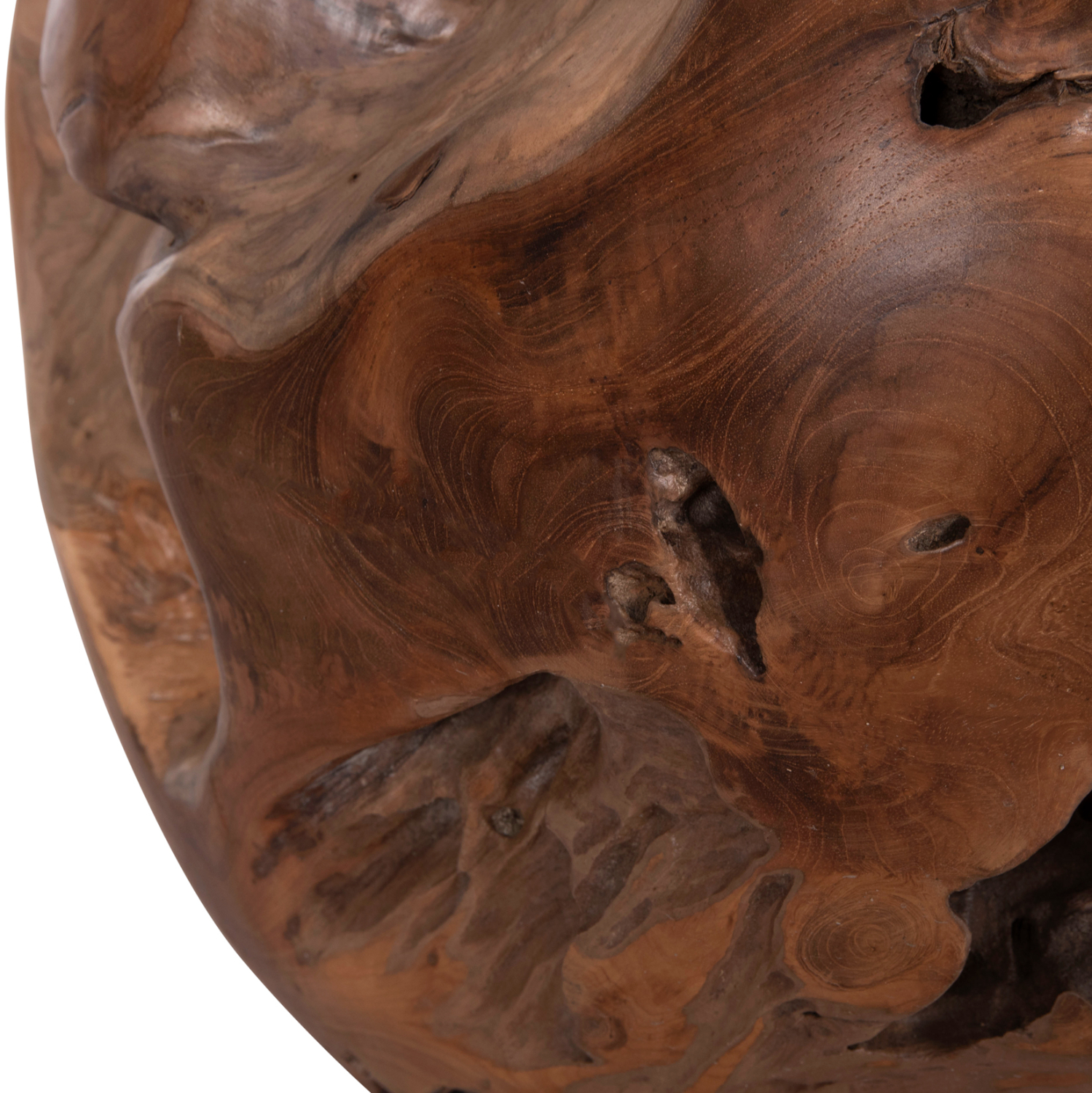 ΒΟΗΘΗΤΙΚΟ ΤΡΑΠΕΖΙ LOGGY HM18295 ΞΥΛΟ TEAK--ΦΥΣΙΚΟ 50x50x50Υεκ. 7