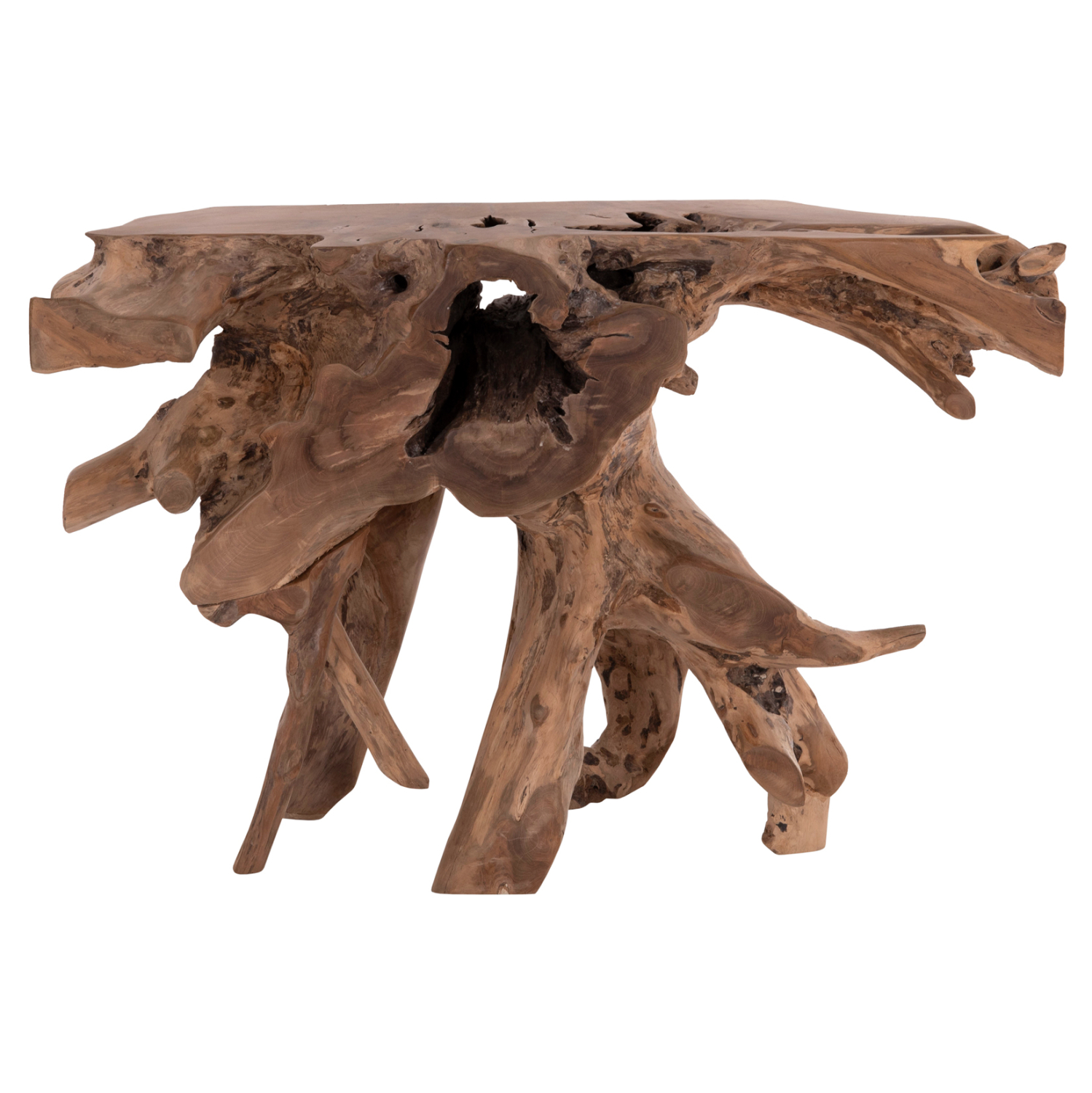 ΚΟΝΣΟΛΑ GRIMAL HM18298 ΞΥΛΟ ΤΕΑΚ (ΡΙΖΑ)--ΦΥΣΙΚΟ 125x46x80Υεκ. 3