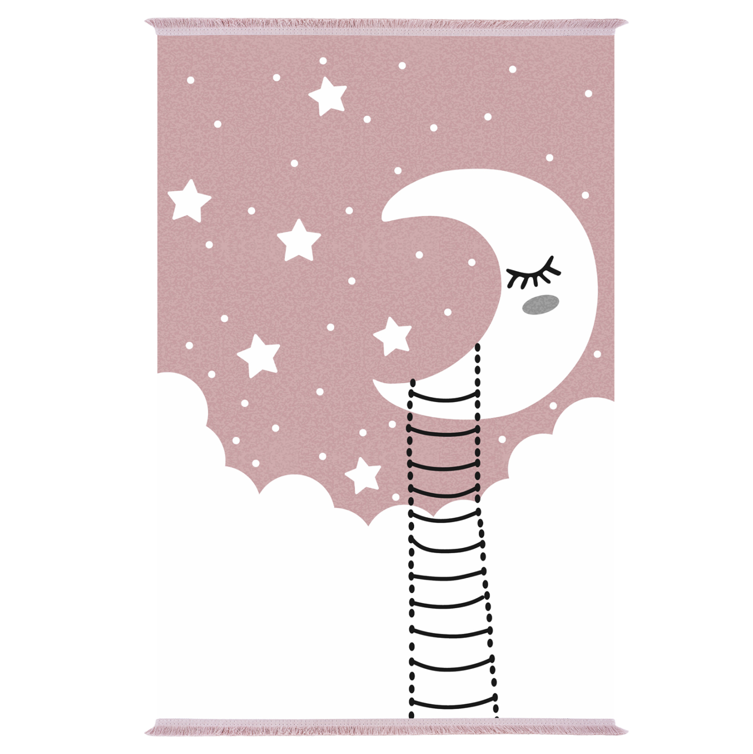 ΠΑΙΔΙΚΟ ΧΑΛΙ ΜΕ ΚΡΟΣΙΑ ΣΕΙΡΑ KIDDER HM7678.18 ΦΕΓΓΑΡΙ ΡΟΖ 80Χ150 εκ. 1