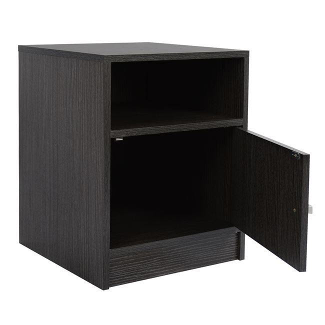 ΚΟΜΟΔΙΝΟ ΜΕΛΑΜΙΝΗΣ MALORY HM2205.01 ZEBRANO 40x40x50 4