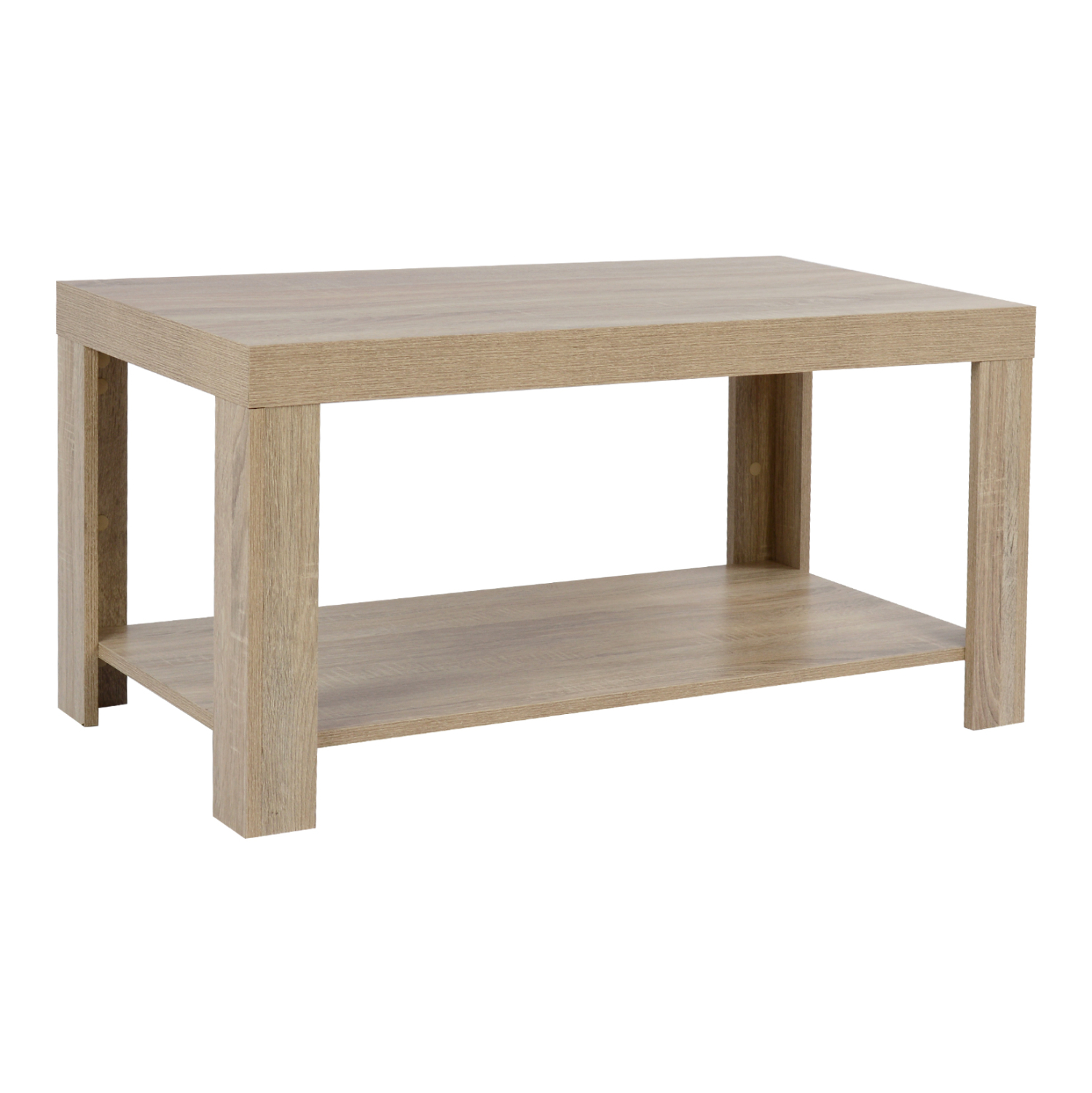 ΤΡΑΠΕΖΙ ΣΑΛΟΝΙΟΥ ΜΕΛΑΜΙΝΗΣ ALAYNA HM2207.02 SONAMA 90X45X45 εκ. 1