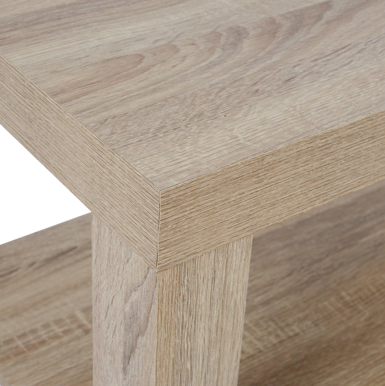 ΤΡΑΠΕΖΙ ΣΑΛΟΝΙΟΥ ΜΕΛΑΜΙΝΗΣ ALAYNA HM2207.02 SONAMA 90X45X45 εκ. 4