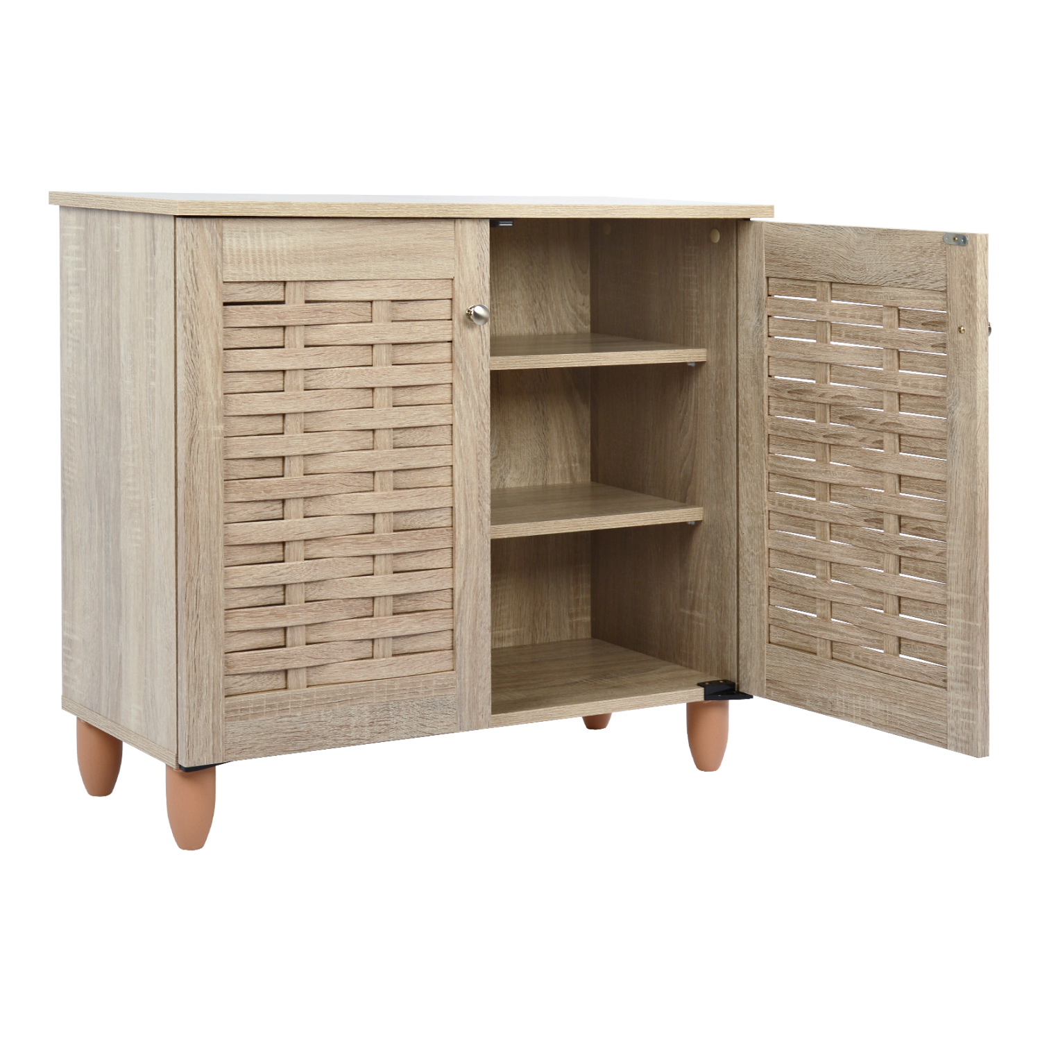 ΠΑΠΟΥΤΣΟΘΗΚΗ-ΝΤΟΥΛΑΠΙ ΞΥΛΙΝΗ CASSIOPE HM2208.02 SONAMA 77Χ34Χ67.5Υεκ. 4