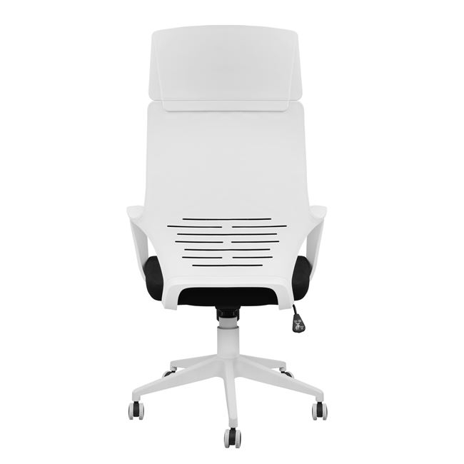 ΚΑΡΕΚΛΑ ΓΡΑΦΕΙΟΥ ANIVIA HM1054.01 ΜΑΥΡO &amp; ΠΟΔΙ ΛΕΥΚΟ 64x61x126 εκ. 6