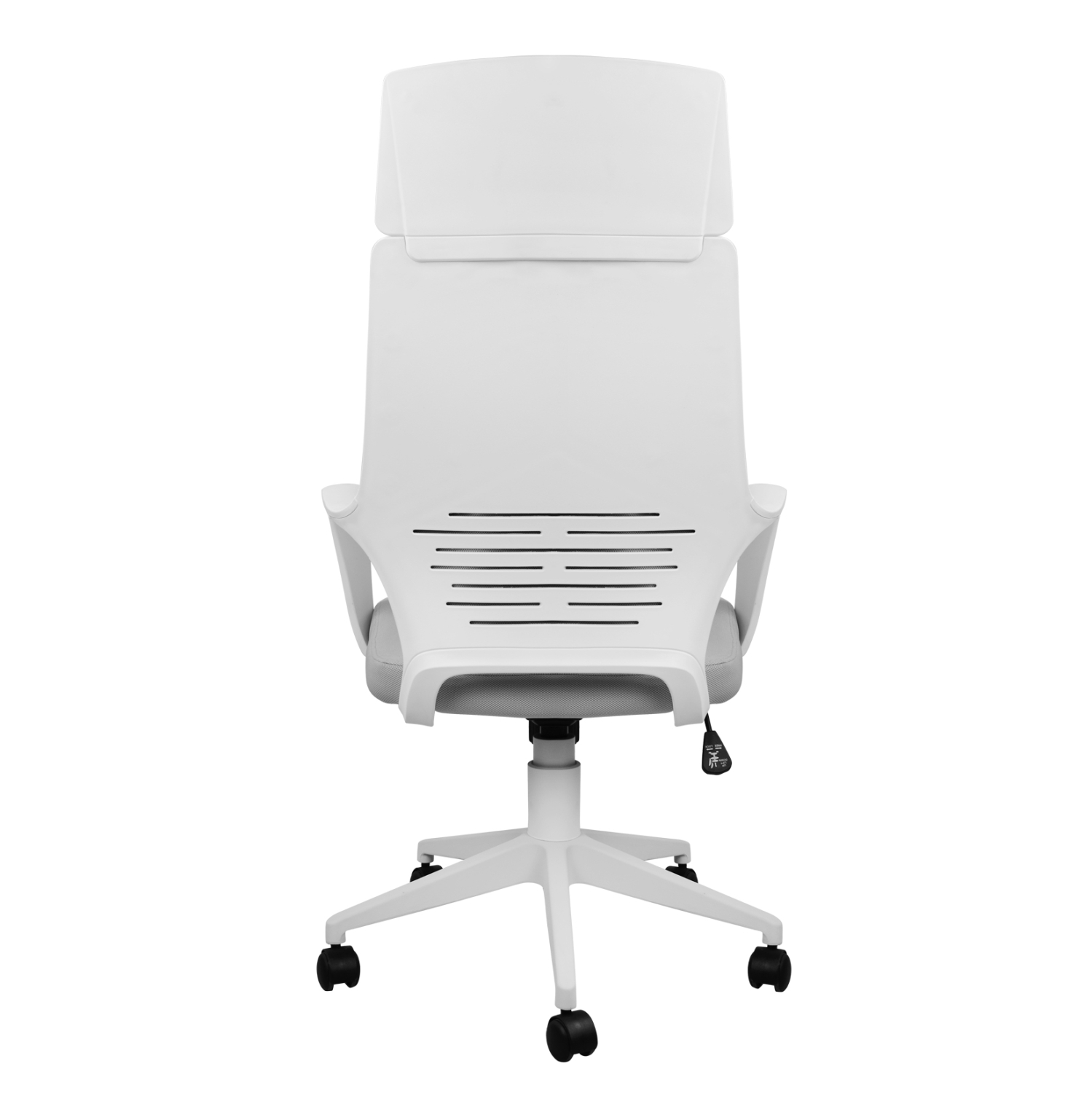 ΚΑΡΕΚΛΑ ΓΡΑΦΕΙΟΥ ANIVIA HM1054.21 ΓΚΡΙ &amp; ΠΟΔΙ ΛΕΥΚΟ 64x61x126 εκ. 6