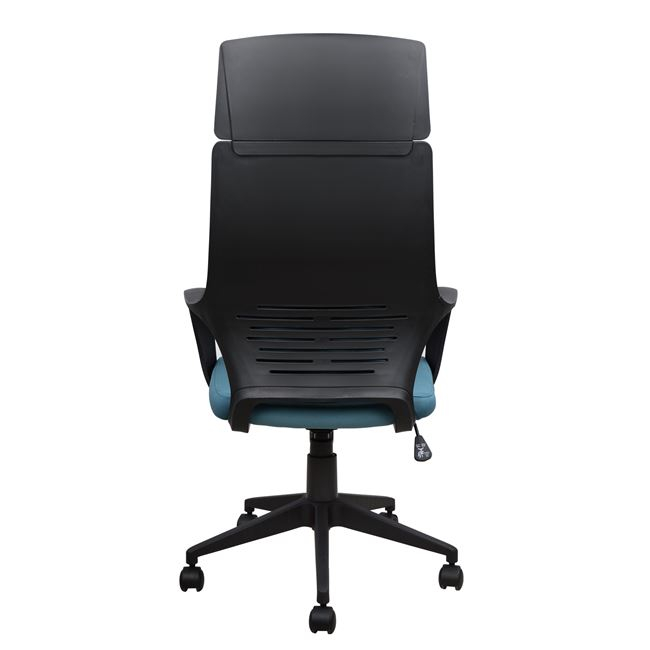 ΚΑΡΕΚΛΑ ΓΡΑΦΕΙΟΥ ANIVIA HM1054.06 ΓΚΡΙ ΣΙΕΛ &amp; ΠΟΔΙ ΜΑΥΡΟ 64x61x126 εκ. 6