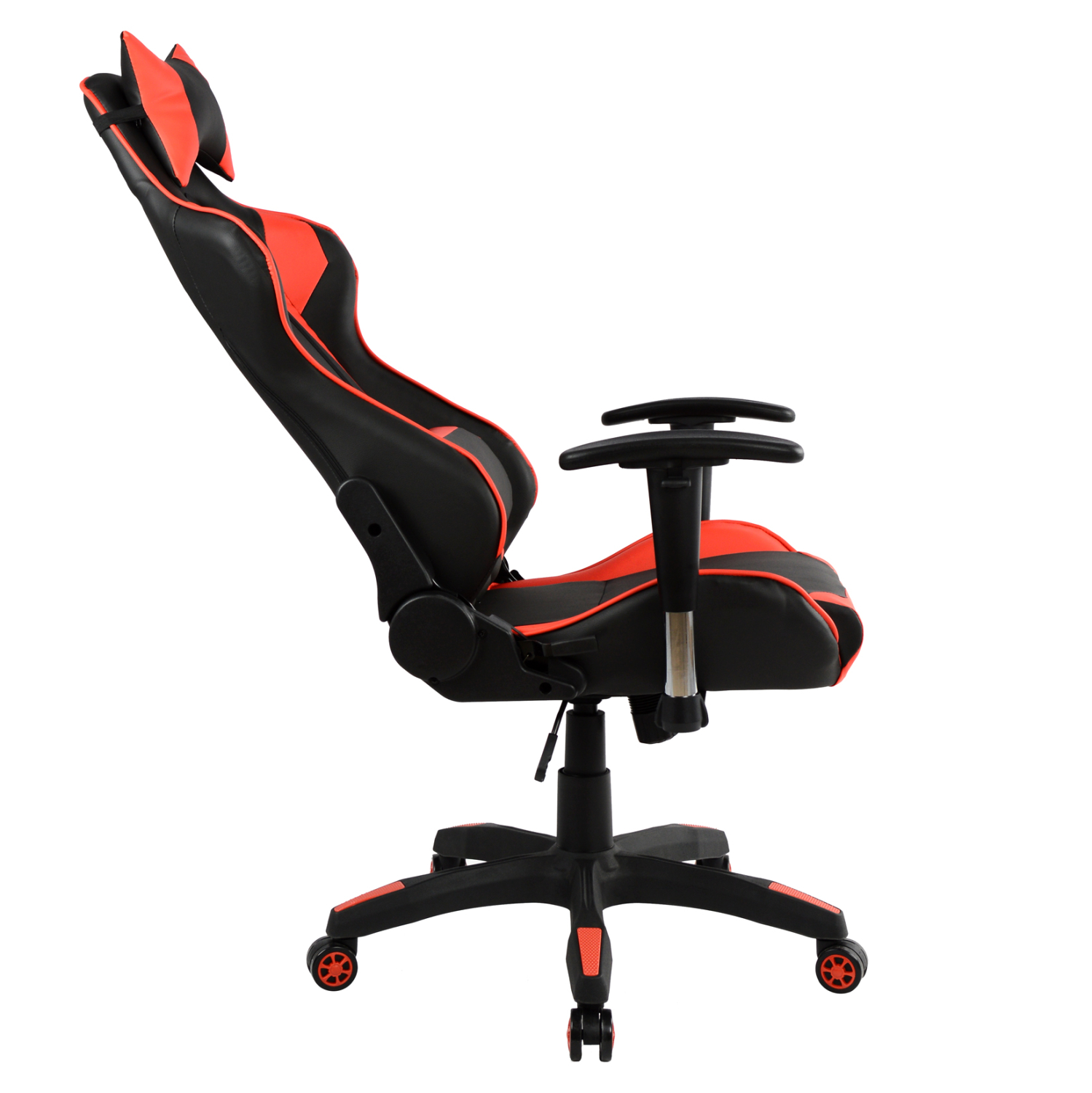 ΠΟΛΥΘΡΟΝΑ GAMING ZAYN HM1056.01 ΜΑΥΡΟ-ΚΟΚΚΙΝΟ PU 67x70x134 εκ. 4