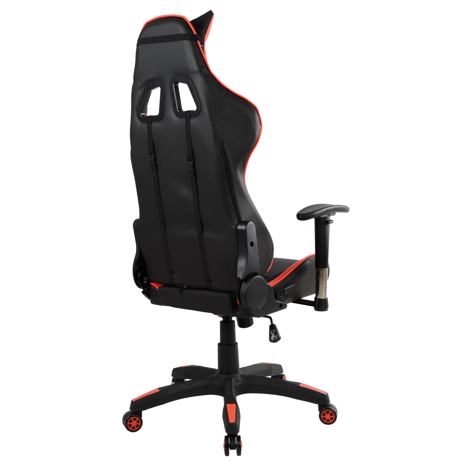 ΠΟΛΥΘΡΟΝΑ GAMING ZAYN HM1056.01 ΜΑΥΡΟ-ΚΟΚΚΙΝΟ PU 67x70x134 εκ. 6