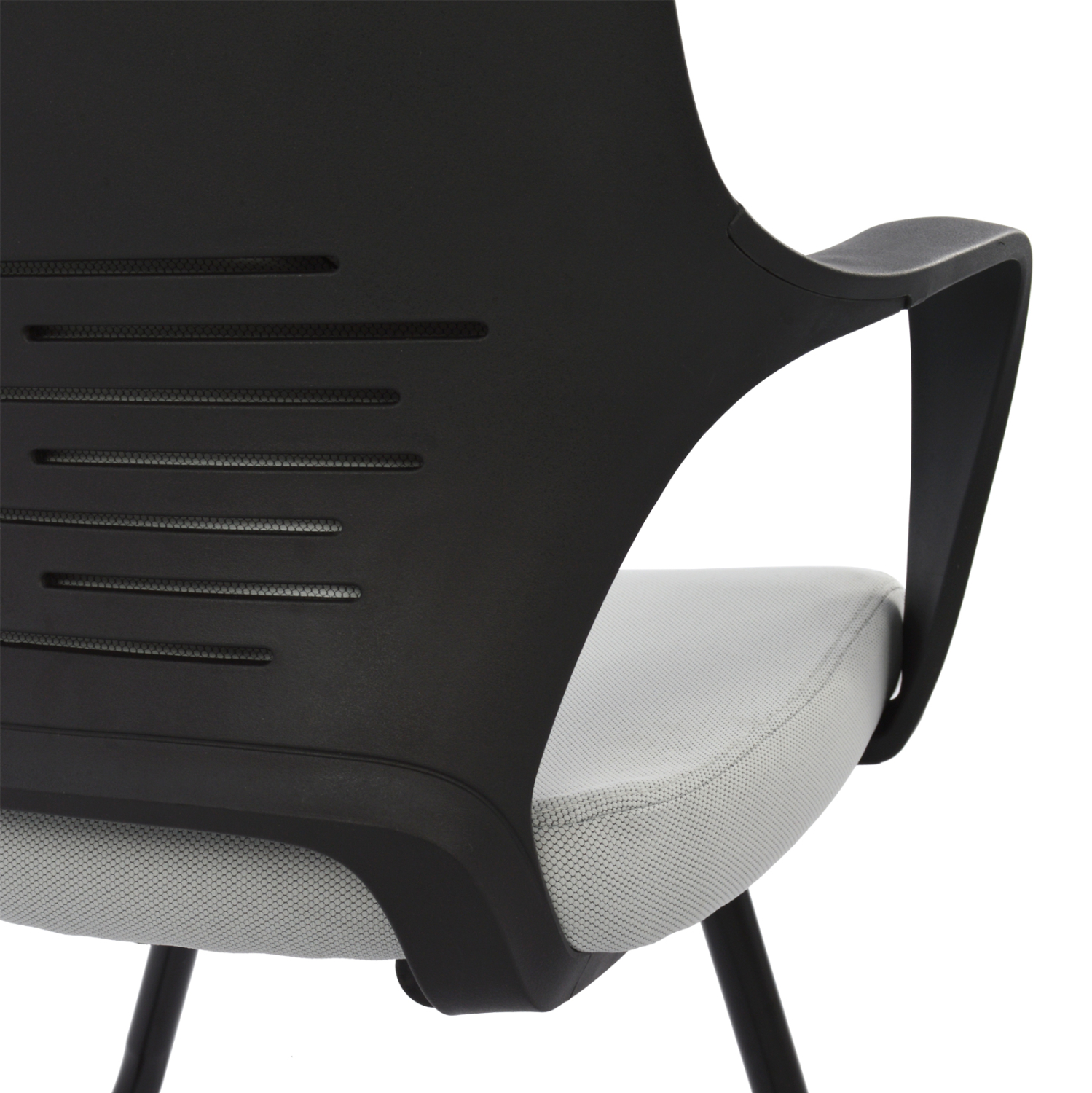 ΚΑΡΕΚΛΑ ΣΥΝΕΡΓΑΣΙΑΣ CENTRIC HM1074.21 ΓΚΡΙ &amp; ΣΚΕΛΕΤΟ ΜΑΥΡΟ 64x60x94,5Yεκ. 10