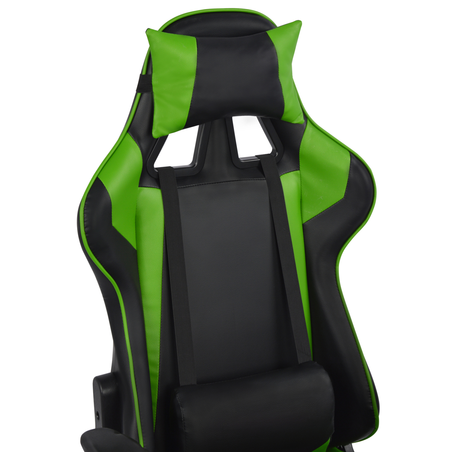 ΠΟΛΥΘΡΟΝΑ GAMING RACING HM1056.03 ΜΑΥΡΟ - ΠΡΑΣΙΝΟ PU 67x70x134 εκ. 8