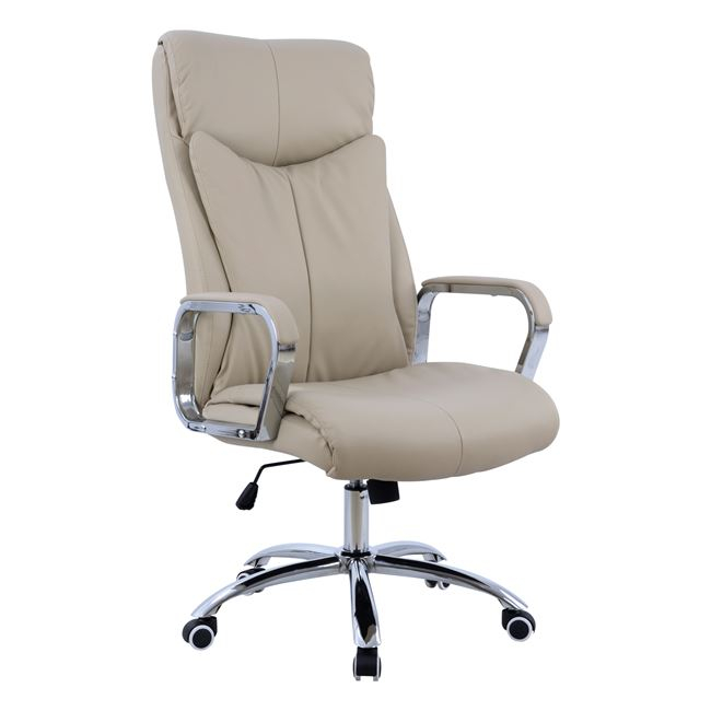 ΚΑΡΕΚΛΑ ΓΡΑΦΕΙΟΥ SHASHI HM1093.07 ΕΚΡΟΥ 63x80x(118-126) cm 1