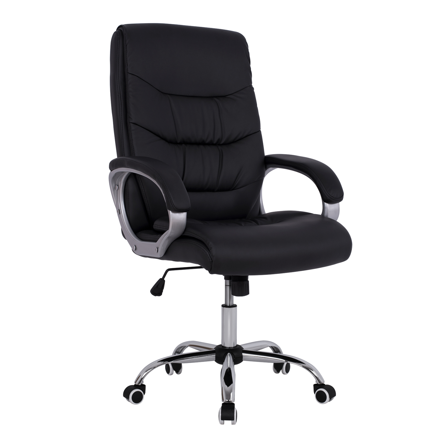 ΚΑΡΕΚΛΑ ΓΡΑΦΕΙΟΥ ZAMORA HM1087.01 ΣΕ ΜΑΥΡΟ ΧΡΩΜΑ 65x68x120 εκ. 1