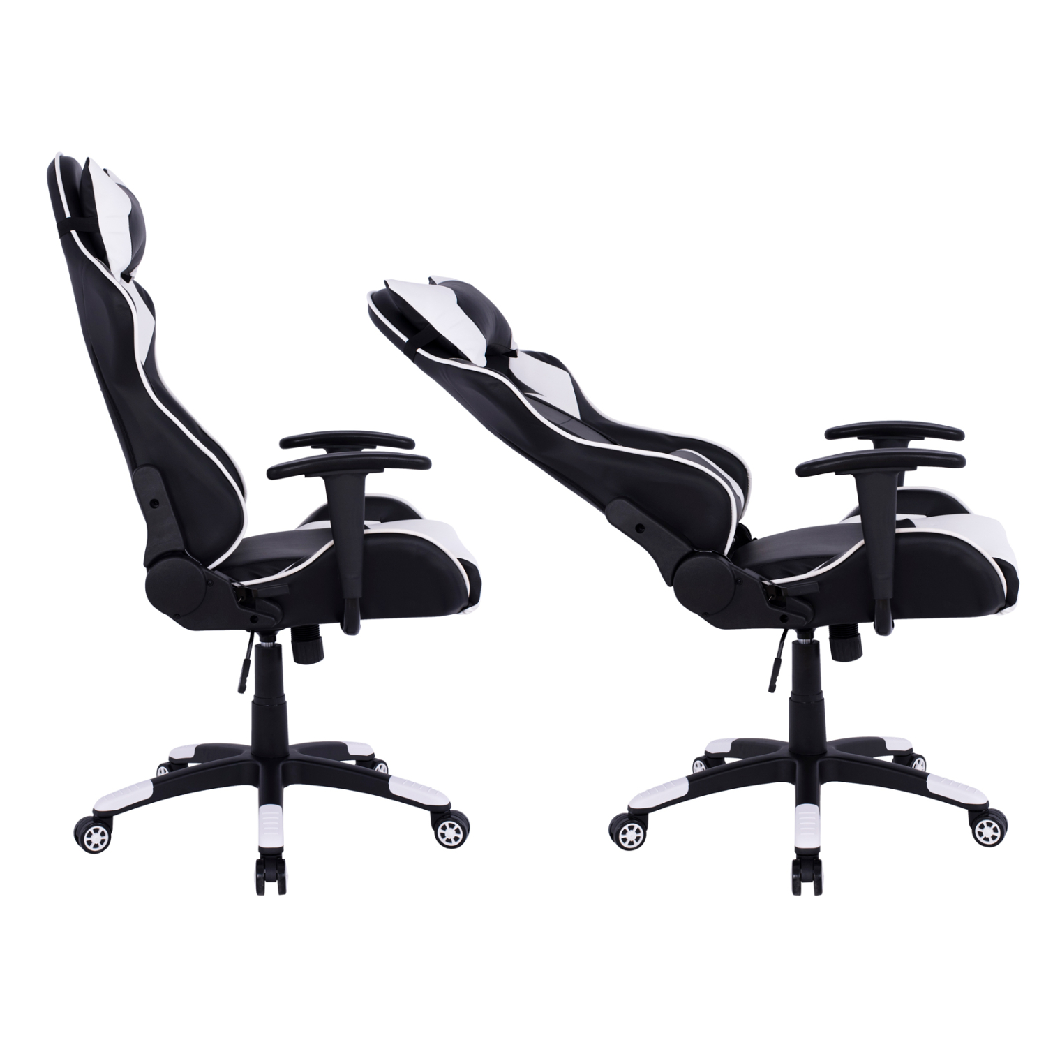 ΠΟΛΥΘΡΟΝΑ GAMING DARIUS HM1072.04 ΜΑΥΡΗ-ΛΕΥΚΗ 66,5x70x(122-129) cm 4