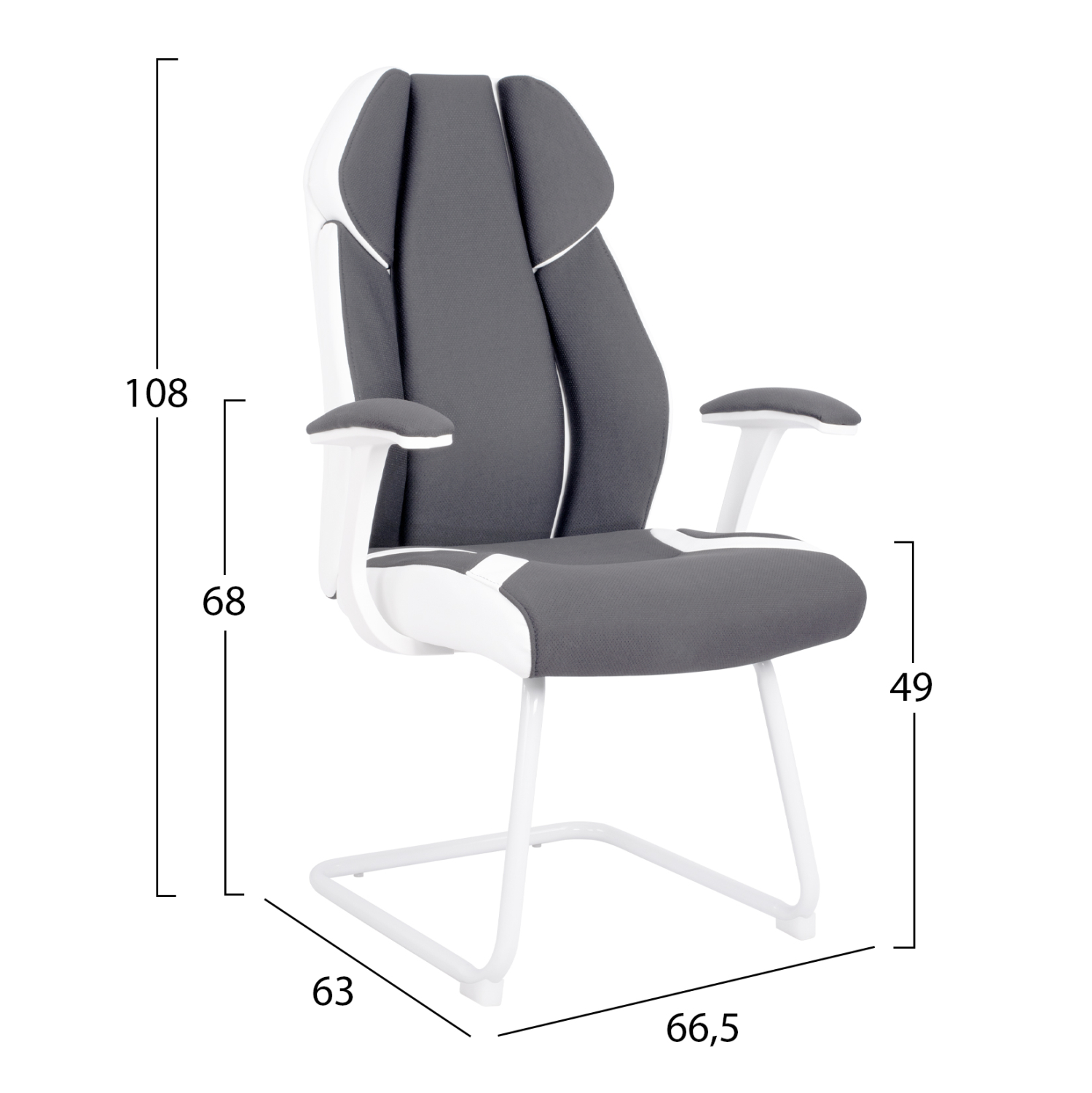 ΠΟΛΥΘΡΟΝΑ ZAHARA HM1102 ΣΕ ΓΚΡΙ ΧΡΩΜΑ 63x64x107cm 2