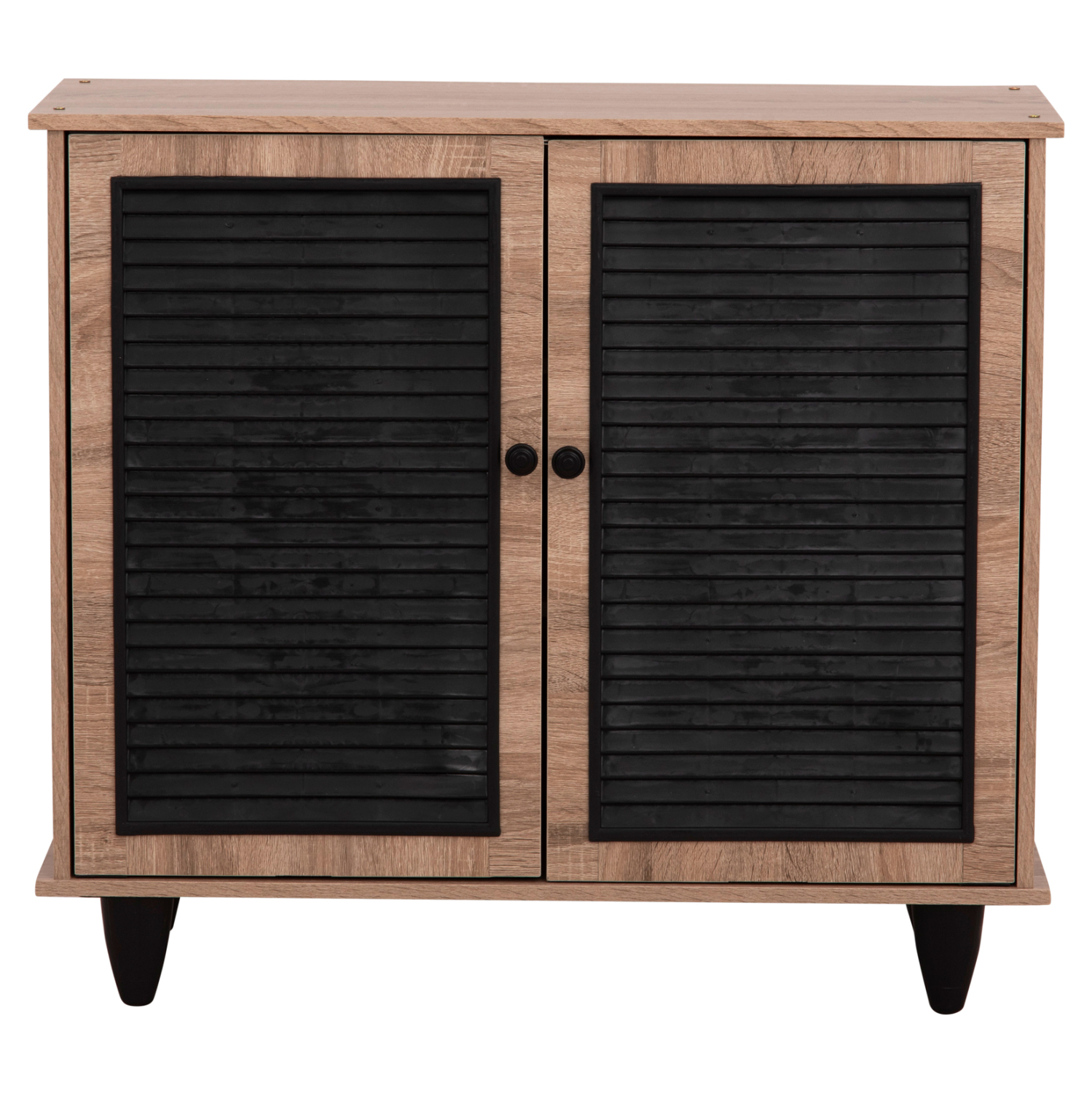 ΠΑΠΟΥΤΣΟΘΗΚΗ ΞΥΛΙΝΗ MCKENNA HM2266.02 ΣΕ ΧΡΩΜΑ SONAMA-ΜΑΥΡΟ 77x30x69Υεκ. 3