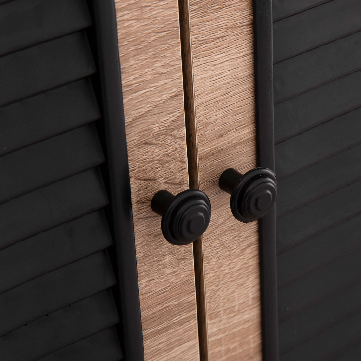 ΠΑΠΟΥΤΣΟΘΗΚΗ ΞΥΛΙΝΗ MCKENNA HM2266.02 ΣΕ ΧΡΩΜΑ SONAMA-ΜΑΥΡΟ 77x30x69Υεκ. 7