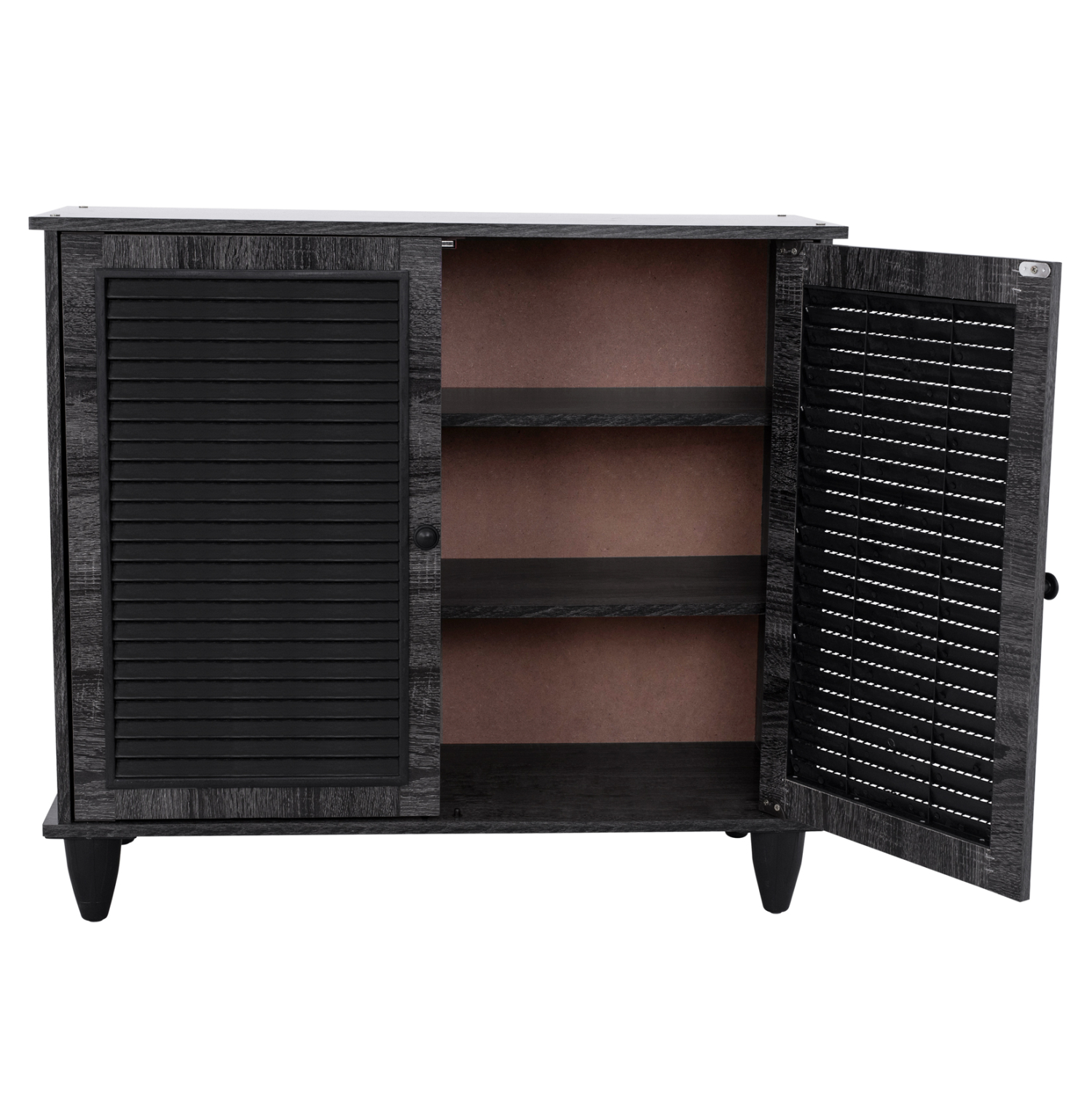 ΠΑΠΟΥΤΣΟΘΗΚΗ ΞΥΛΙΝΗ MCKENNA HM2266.01 ΣΕ ΑΝΘΡΑΚΙ ΧΡΩΜΑ 76,5X30X68,5 4