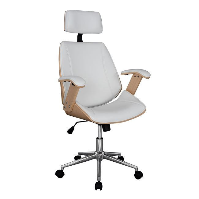ΚΑΡΕΚΛΑ ΓΡΑΦΕΙΟΥ ΔΙΕΥΘΥΝΤΙΚΗ SUPERIOR PRO HM1109.02 SONAMA-ΑΣΠΡO PU 63x67x123Yεκ. 1