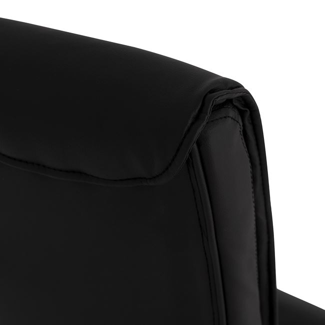 ΠΟΛΥΘΡΟΝΑ JACOB HM1045.11 ΜΑΥΡΟ PU ΜΕ ΒΑΣΗ ΧΡΩΜΙΟΥ 57x66,5x102 cm 7