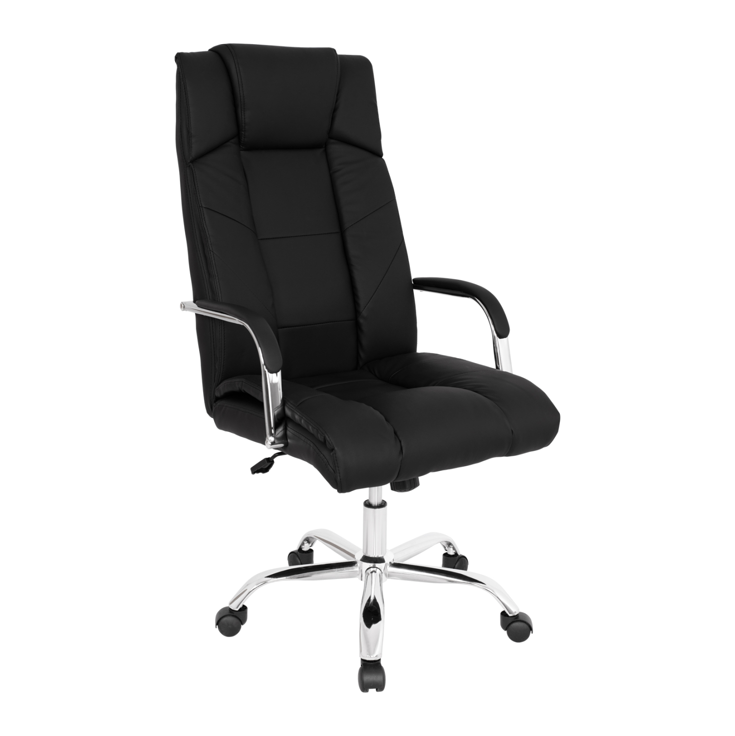 ΚΑΡΕΚΛΑ ΓΡΑΦΕΙΟΥ PAISLEY HM1117 ΜΕ ΜΑΥΡΟ PU 59x71x105 cm. 1