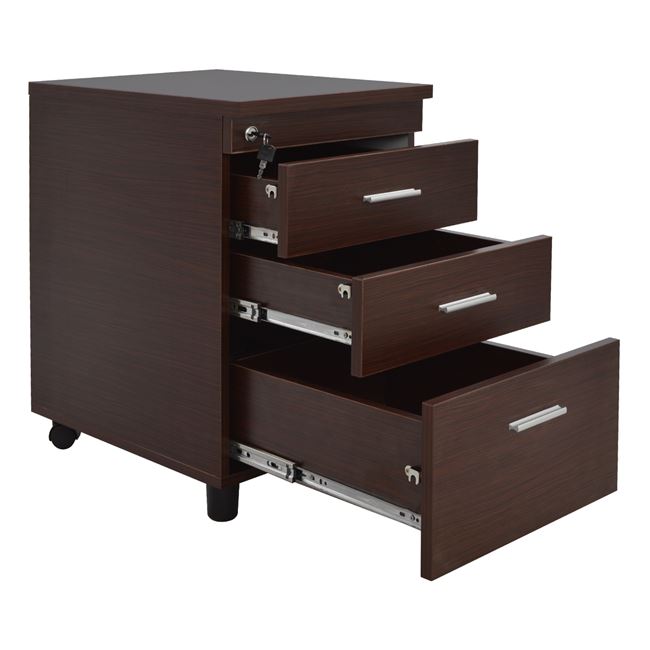 ΣΥΡΤΑΡΙΕΡΑ ΓΡΑΦΕΙΟΥ VANCE ΕΠΑΓΓΕΛΜΑΤΙΚΗ WENGE HM2048.12 40X40X55Υ εκ. 4