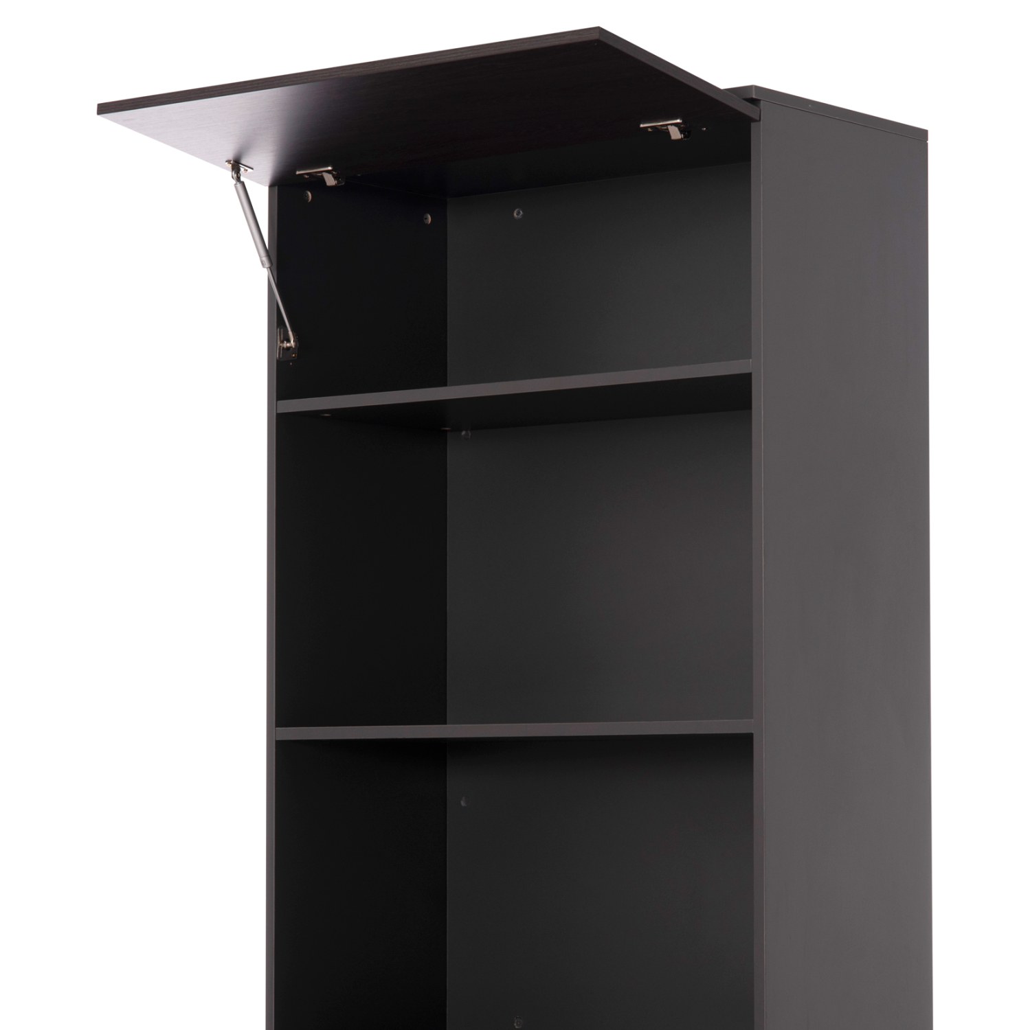 ΒΙΒΛΙΟΘΗΚΗ ΓΡΑΦΕΙΟΥ ΕΠΑΓΓΕΛΜΑΤΙΚΗ ROSEWOOD HM2089 ΜΕΛΑΜΙΝΗ ΓΚΡΙ-WENGE 80Χ40Χ200Υεκ. 8
