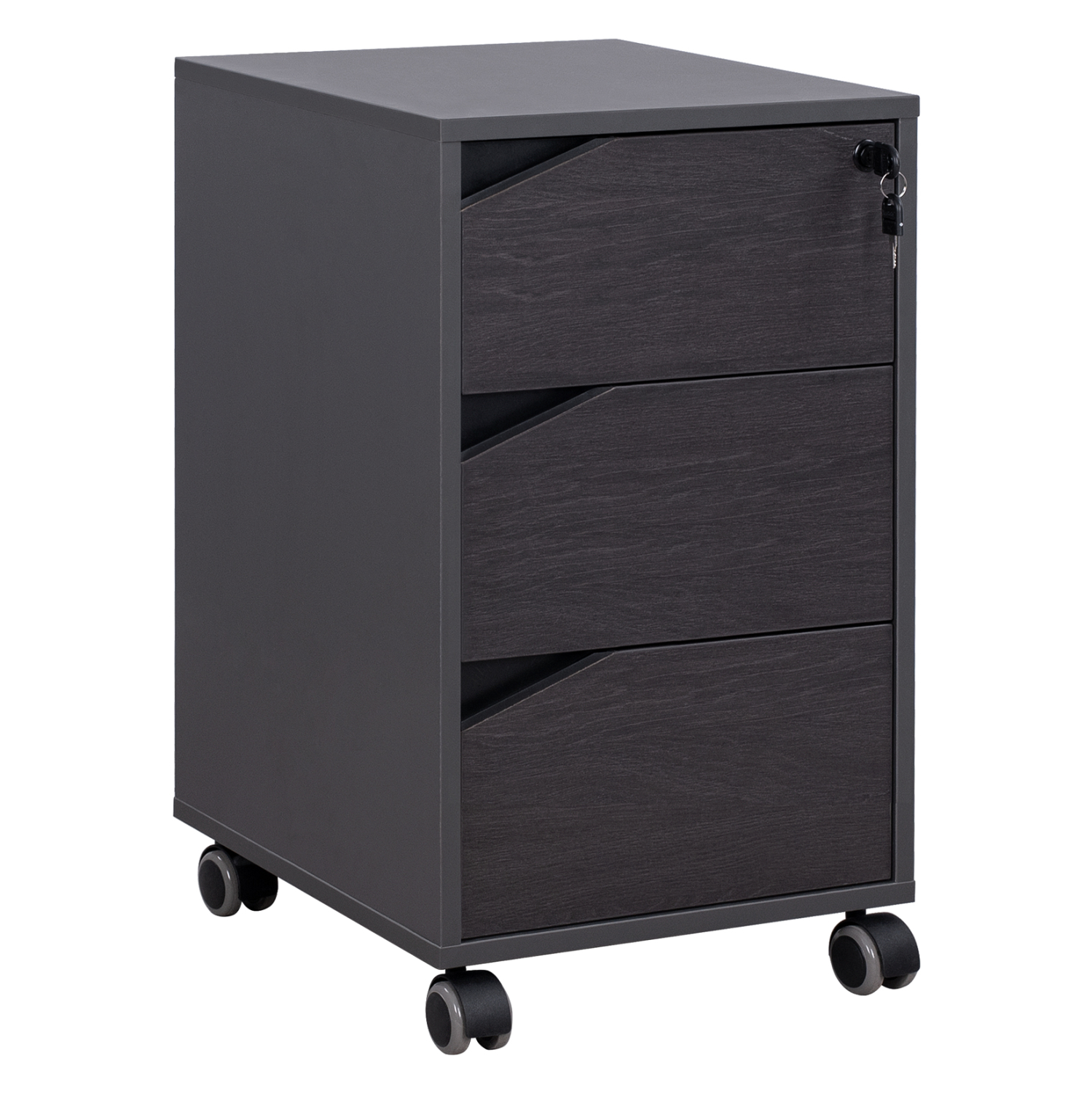 ΕΠΑΓΓΕΛΜΑΤΙΚΗ ΣΥΡΤΑΡΙΕΡΑ ΓΡΑΦΕΙΟΥ ΜΕ ΡΟΔΑΚΙΑ ROSEWOOD HM2108 40X42X60Y εκ. 1