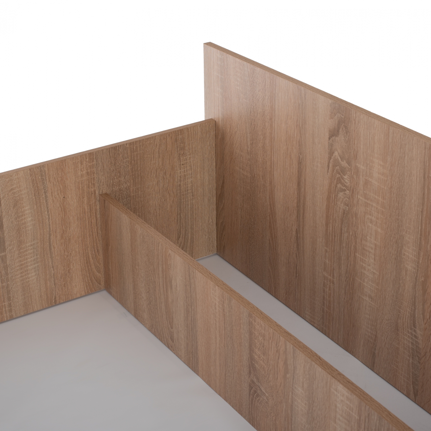 ΚΡΕΒΑΤΙ ADLER ΜΕΛΑΜΙΝΗΣ ΔΙΠΛΟ ΓΙΑ ΣΤΡΩΜΑ 160Χ200εκ. SONOMA OAK HM2432 7