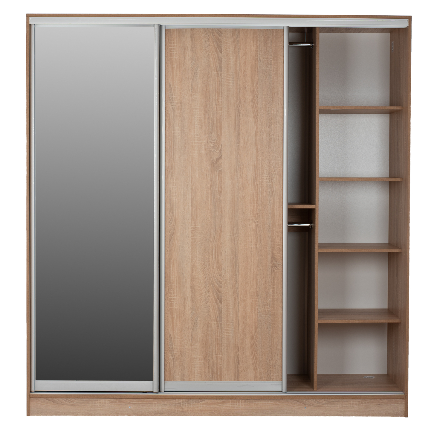 ΝΤΟΥΛΑΠΑ 3ΦΥΛΛΗ ΣΥΡΟΜΕΝΗ ΜΕ ΚΑΘΡΕΠΤΗ SONAMA OAK HM2435  200X60X210Υεκ 6