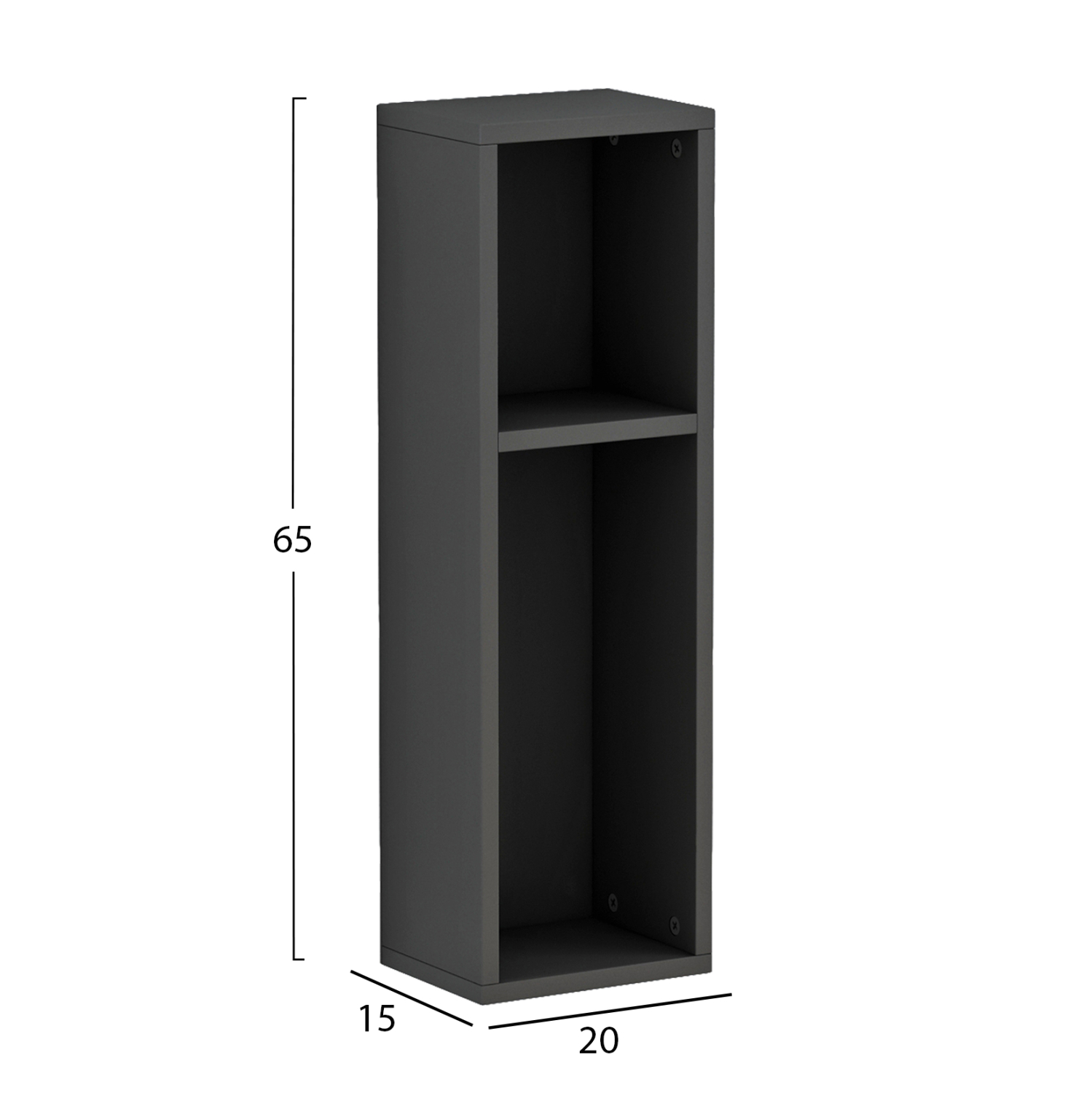 ΚΟΜΟΔΙΝΟ ΕΠΙΤΟΙΧΙΟ BONEN HM9070.20 ΜΕΛΑΜΙΝΗ ΣΕ ΓΚΡΙ 20x15x65Y εκ. 2
