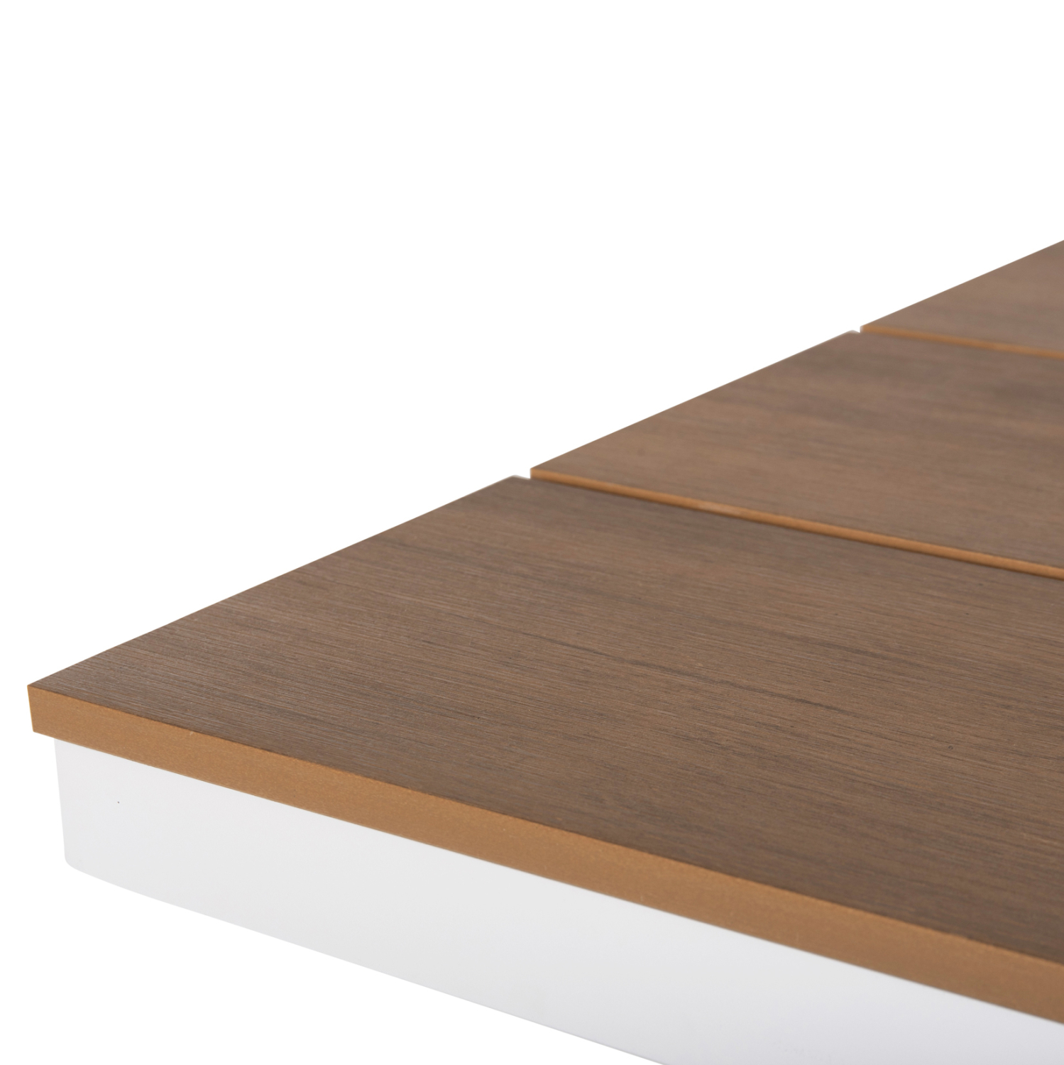 ΤΡΑΠΕΖΙ ΑΛΟΥΜΙΝΙΟΥ ΟΡΘΟΓΩΝΙΟ TAWNEE HM6037.02 ΛΕΥΚΟ-POLYWOOD ΦΥΣΙΚΟ 150x89,5x73Υεκ 7