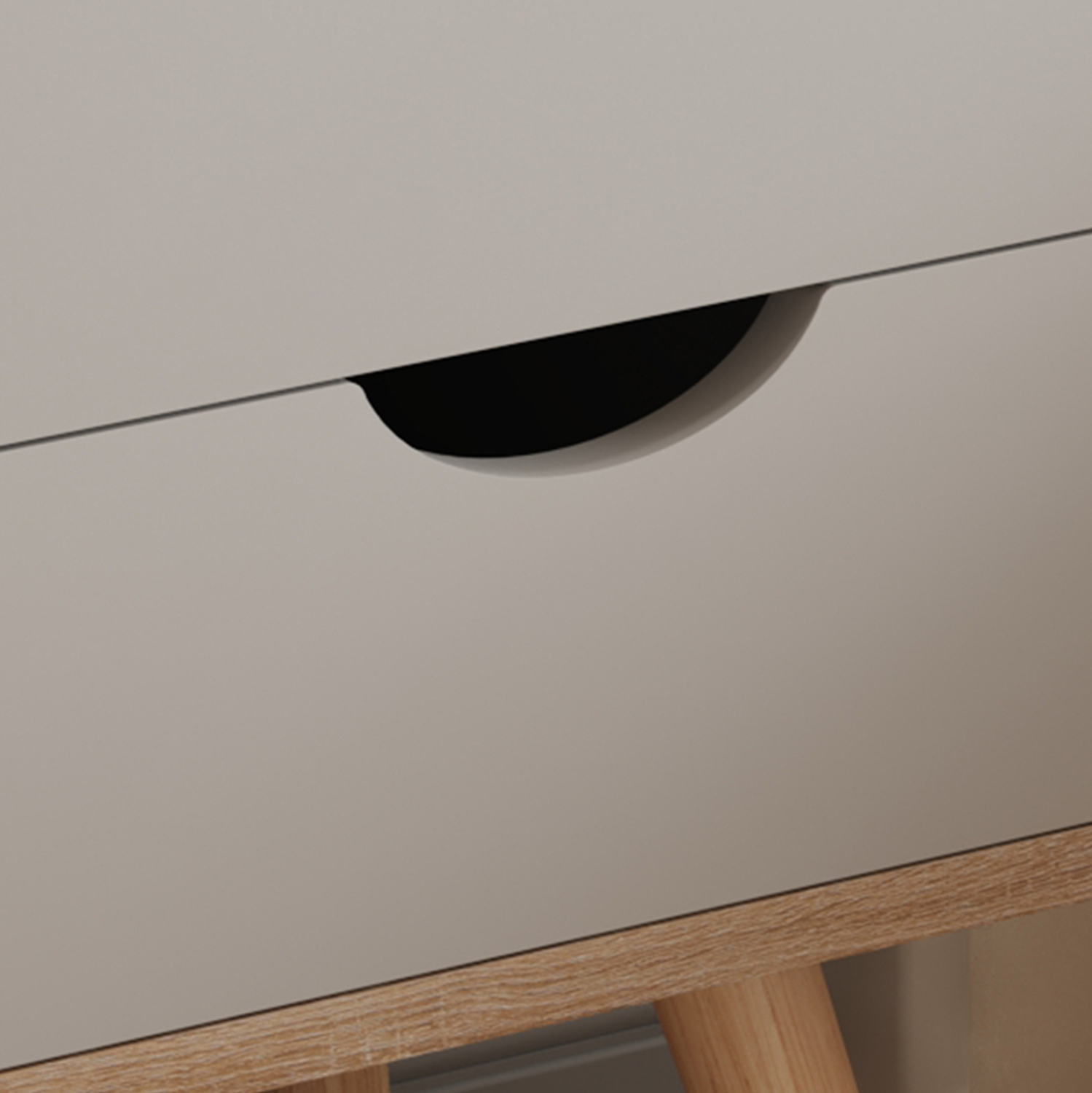 ΚΟΜΟΔΙΝΟ DINKL HM2472.05 ΜΕΛΑΜΙΝΗ-2 ΣΥΡΤΑΡΙΑ ΣΟΝΑΜΑ-ΓΚΡΙ 29,7x29,7x45Υεκ 8