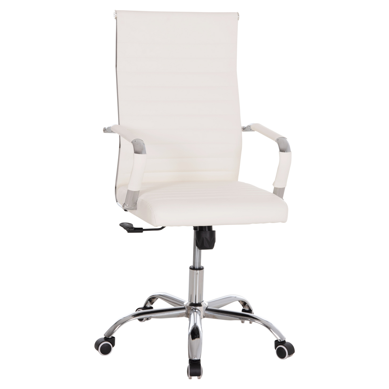 ΚΑΡΕΚΛΑ ΓΡΑΦΕΙΟΥ BOSS ΔΙΕΥΘΥΝΤΟΥ HM1059.32 ΛΕΥΚΟ PU ΠΟΔΙ ΧΡΩΜΙΟΥ 53x57x109Υεκ. 1