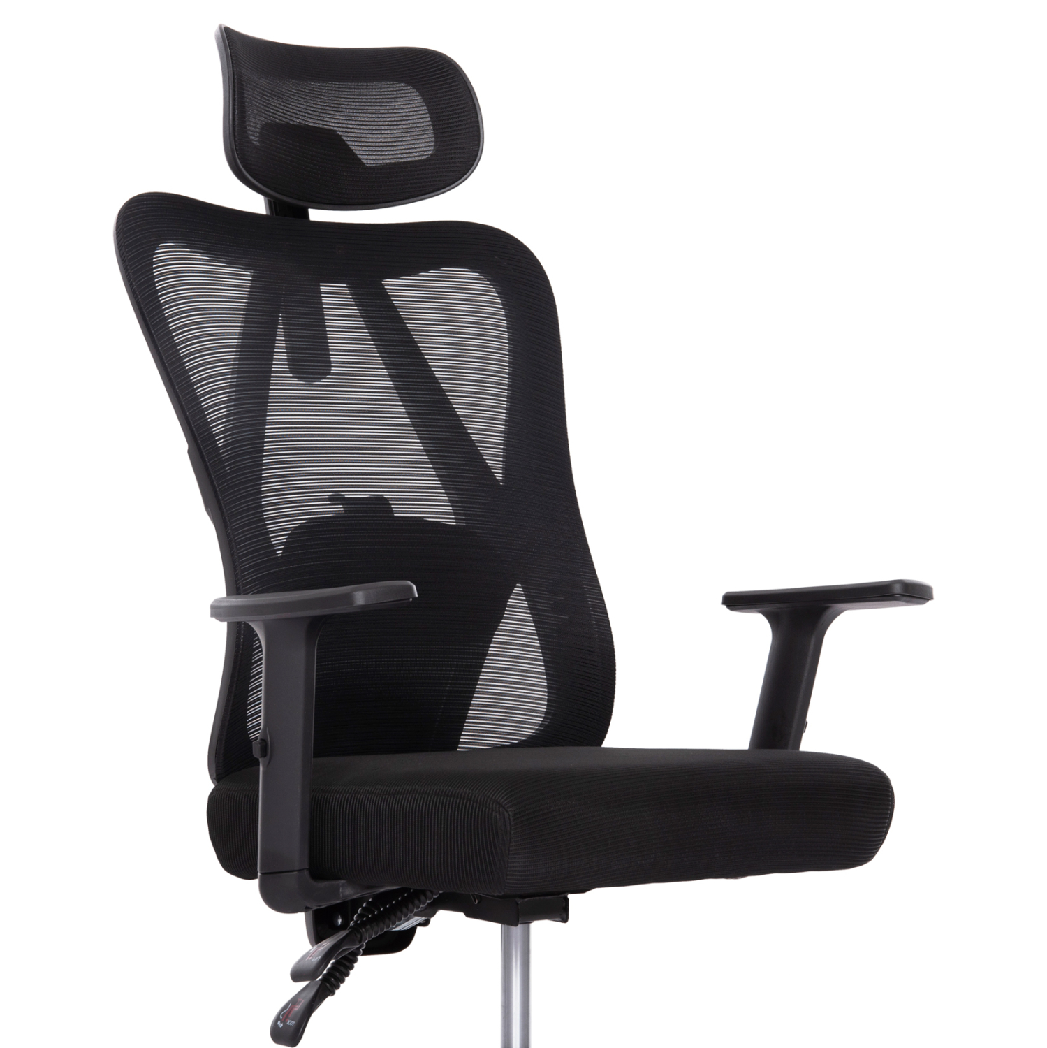 ΚΑΡΕΚΛΑ ΓΡΑΦΕΙΟΥ MEXER HM1195.01 ΜΑΥΡΟ MESH-PP ΒΑΣΗ 68x70x136Υεκ. 6
