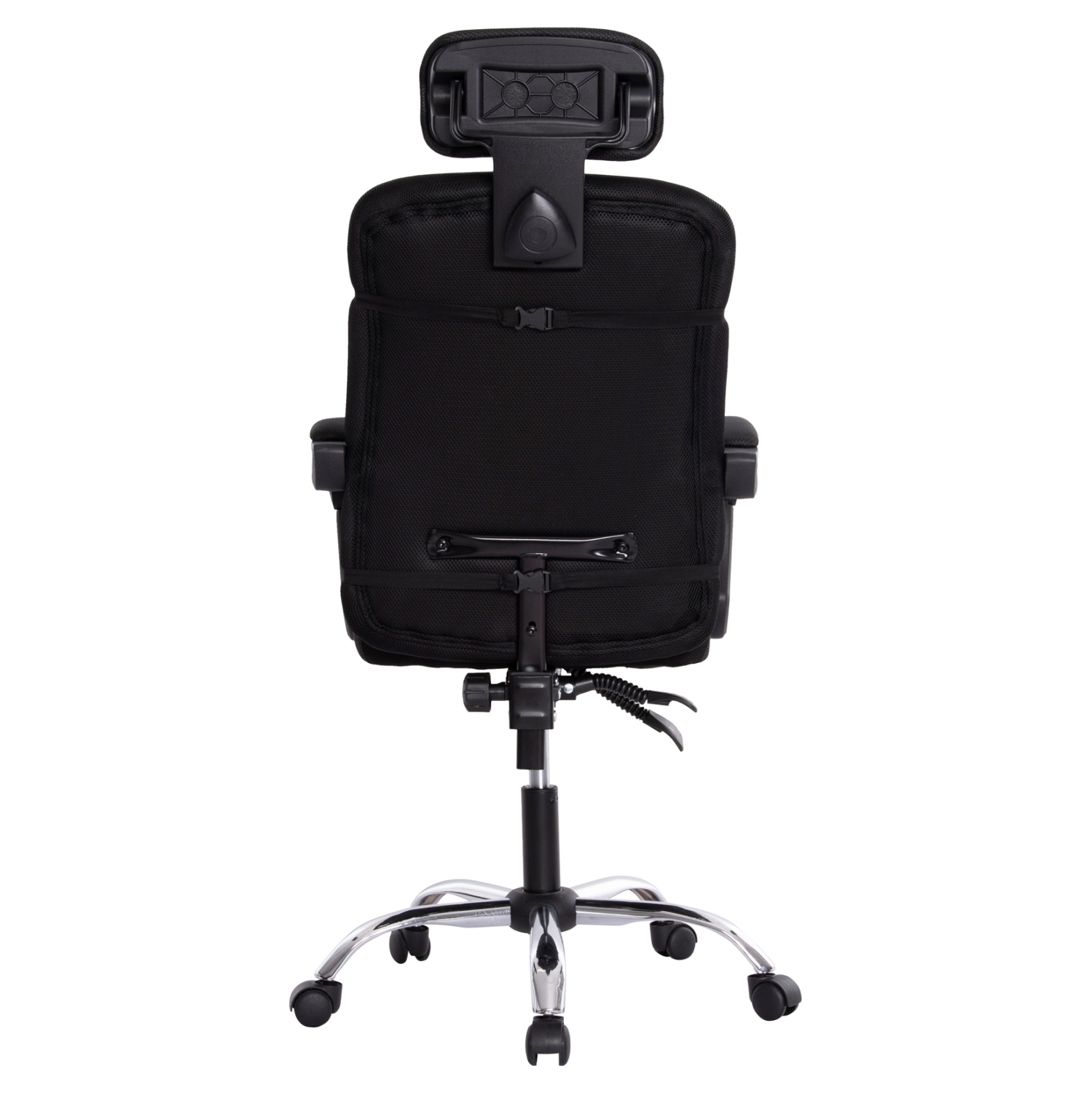 ΚΑΡΕΚΛΑ ΓΡΑΦΕΙΟΥ CRONER HM1196.01 ΜΑΥΡΟ MESH-ΜΕΤΑΛ.ΒΑΣΗ 58x99x120Υεκ. 7