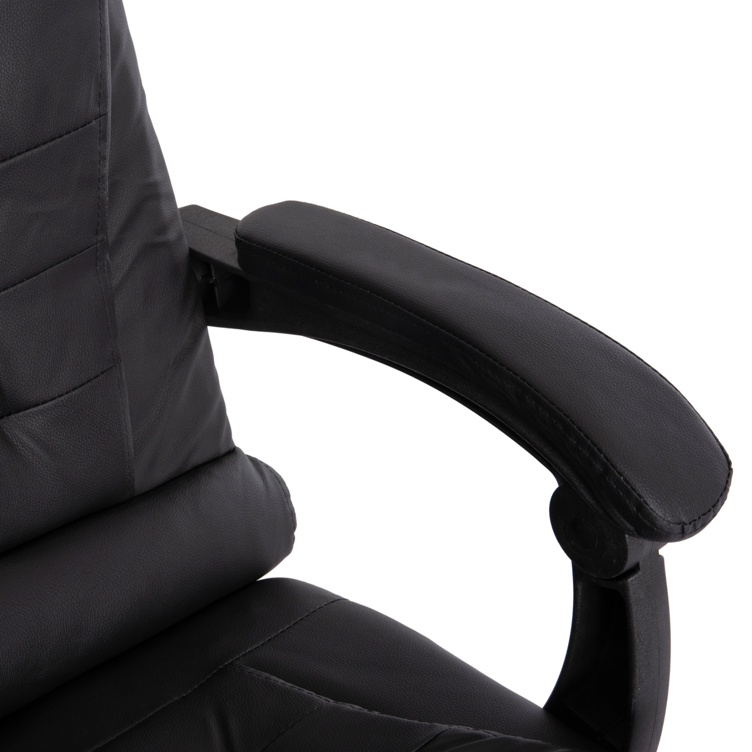 ΚΑΡΕΚΛΑ ΓΡΑΦΕΙΟΥ LAGOM HM1198 ΜΑΥΡO PVC-ΜΕΤΑΛ.ΒΑΣΗ-ΜΑΥΡΟΣ ΣΚΕΛΕΤΟΣ 60x70x104Υεκ 8