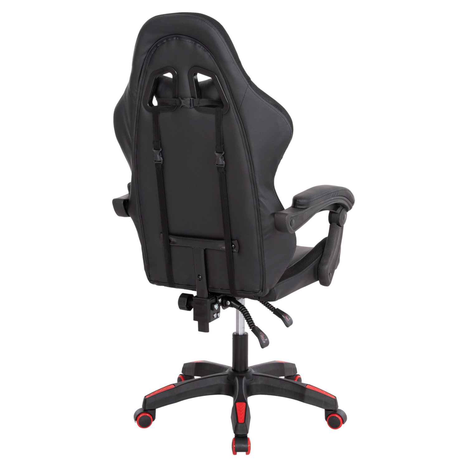 ΠΟΛΥΘΡΟΝΑ GAMING DARREN HM1203.01 ΜΑΥΡΟ-ΚΟΚΚΙΝΟ PVC 58.5x100x120Υεκ. 5