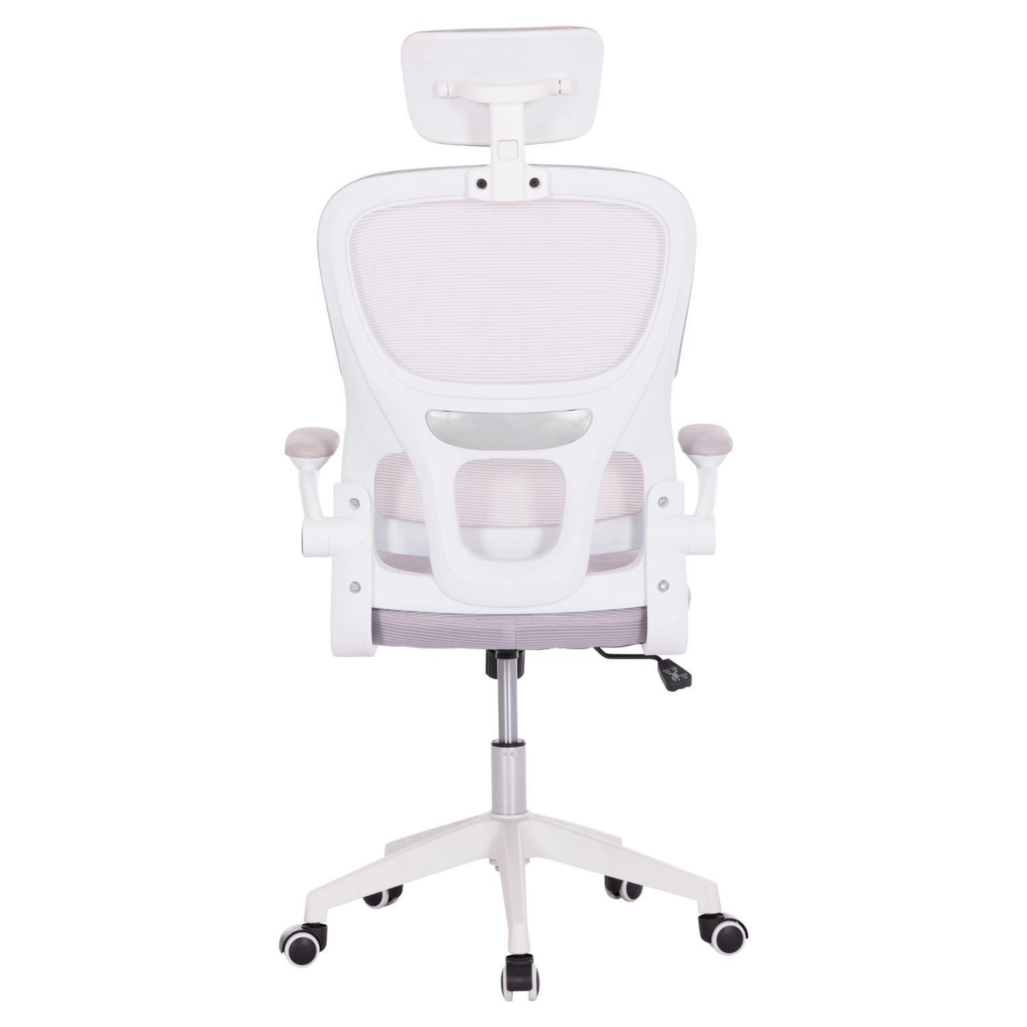 ΚΑΡΕΚΛΑ ΓΡΑΦΕΙΟΥ BASTON HM18236.03 ΓΚΡΙ MESH &amp; ΛΕΥΚΟΣ PP ΣΚΕΛΕΤΟΣ 64x60x127Υεκ. 6