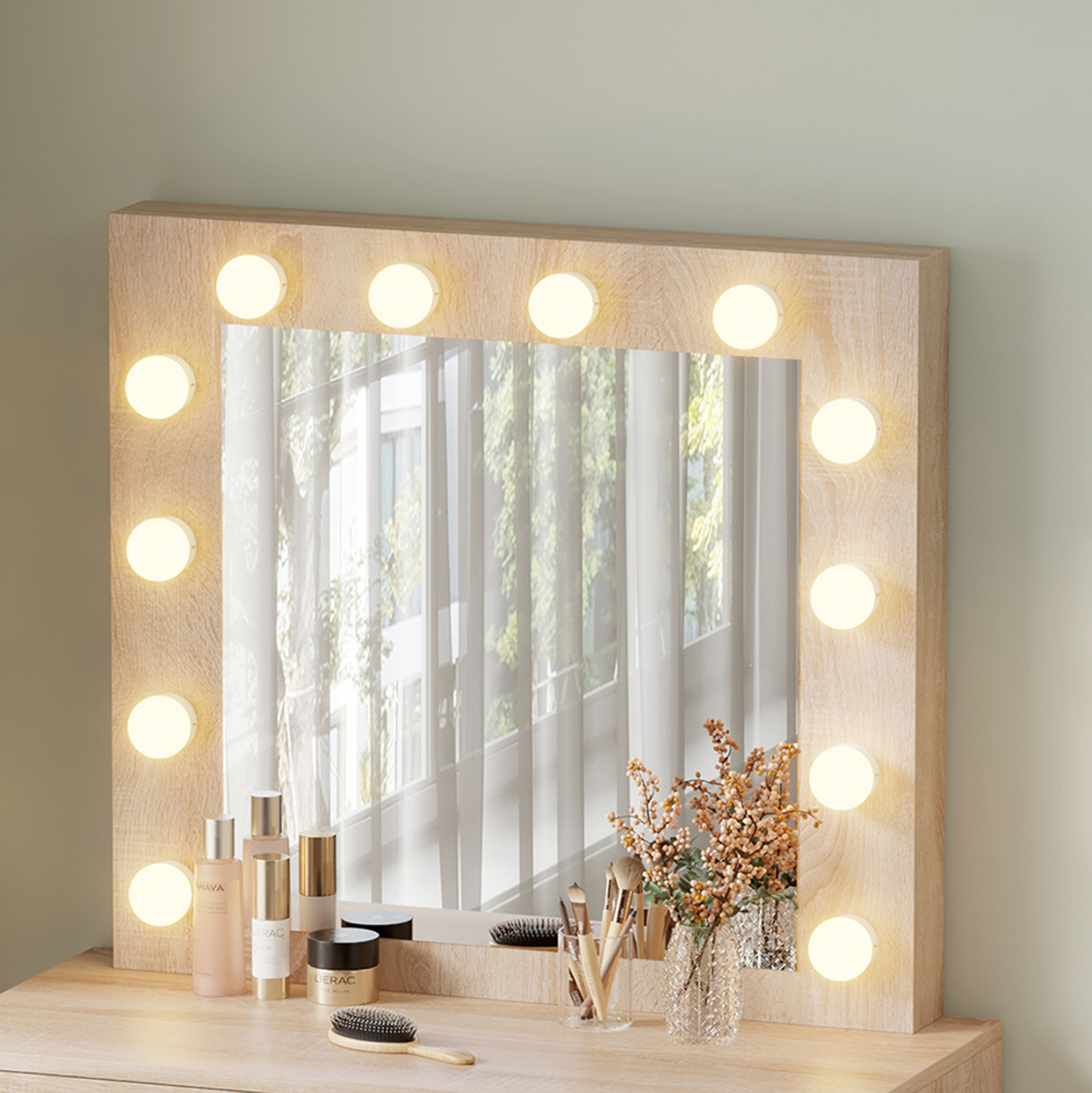 ΤΟΥΑΛΕΤΑ ΜΕ ΦΩΤΙΣΜΟ LED &amp; ΣΥΡΤΑΡΙΑ BEYON HM2500.01 ΜΕΛΑΜΙΝΗ ΣΕ SONAMA 112.5x40.5x140Υεκ. 7