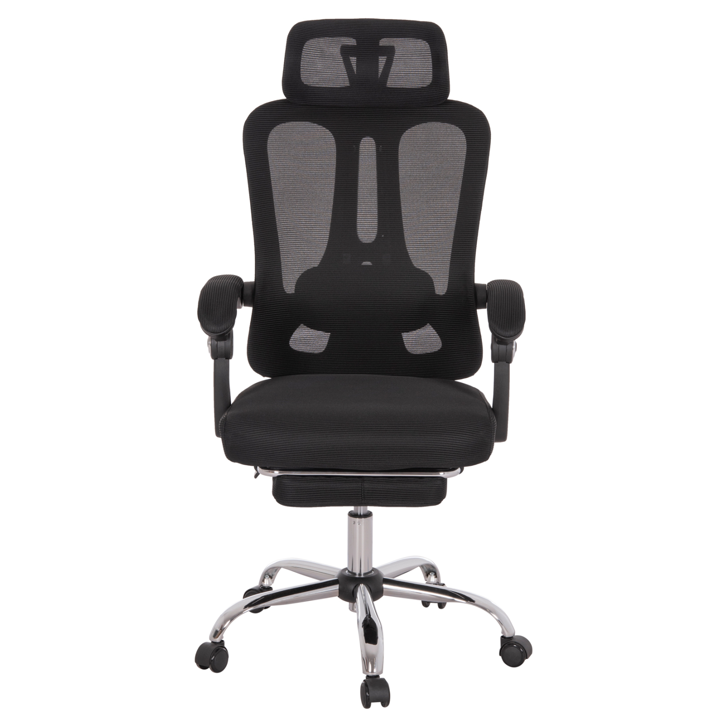 ΚΑΡΕΚΛΑ ΓΡΑΦΕΙΟΥ BARNET HM18258.01 ΜΑΥΡΟ MESH-ΜΑΥΡΟΣ ΣΚΕΛΕΤΟΣ NYLON 61x62x123Υ 3