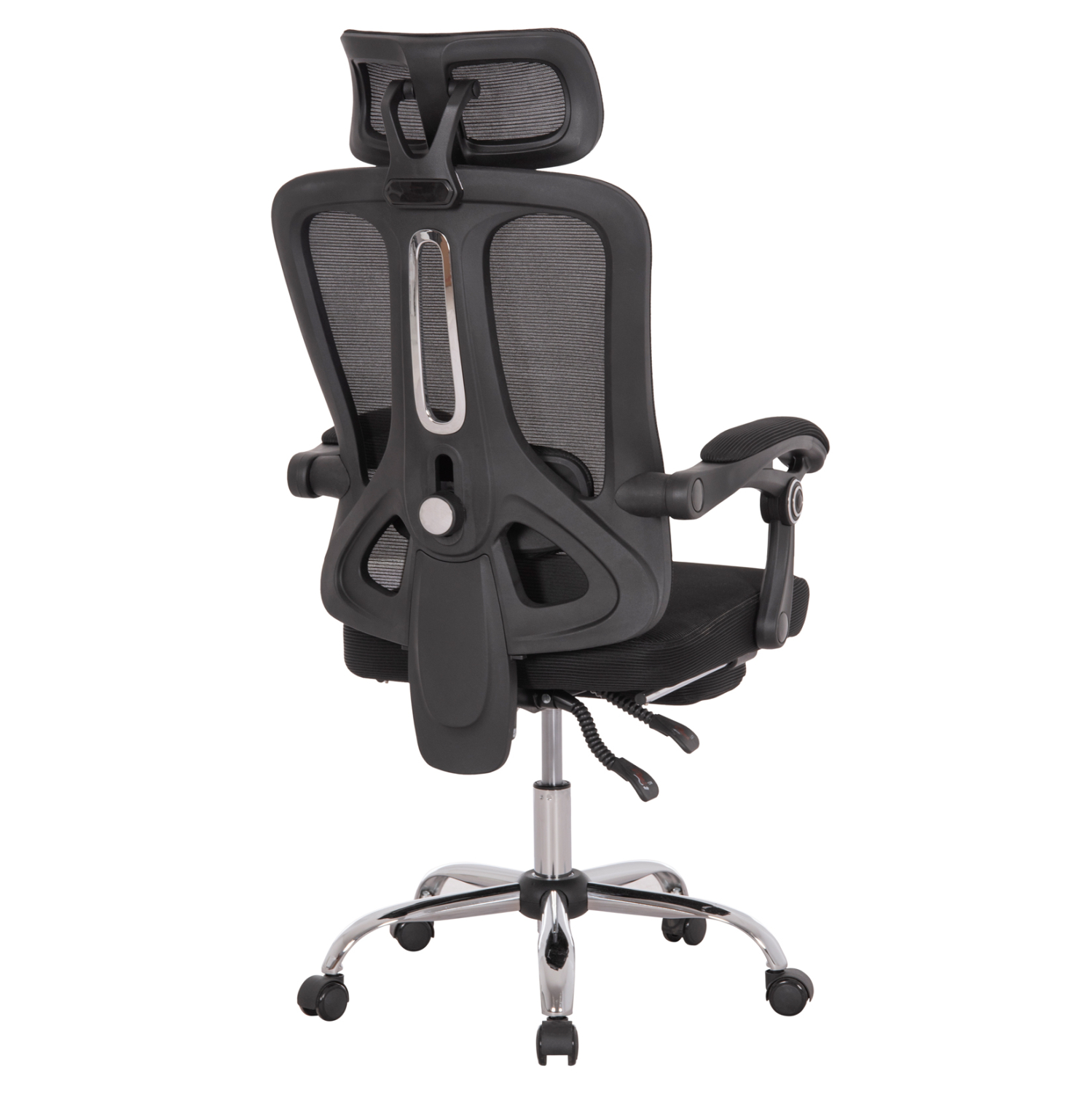 ΚΑΡΕΚΛΑ ΓΡΑΦΕΙΟΥ BARNET HM18258.01 ΜΑΥΡΟ MESH-ΜΑΥΡΟΣ ΣΚΕΛΕΤΟΣ NYLON 61x62x123Υ 5