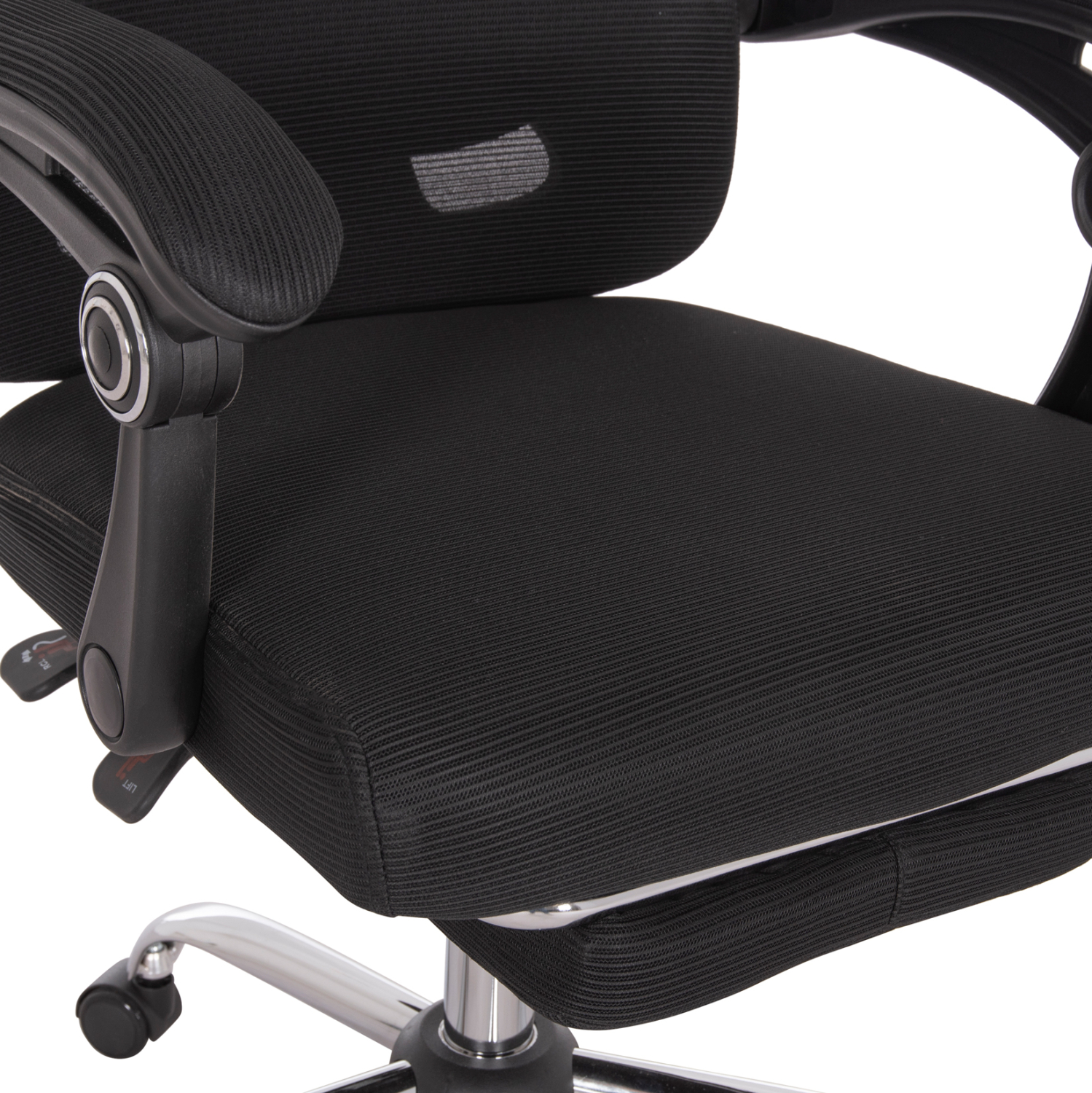 ΚΑΡΕΚΛΑ ΓΡΑΦΕΙΟΥ BARNET HM18258.01 ΜΑΥΡΟ MESH-ΜΑΥΡΟΣ ΣΚΕΛΕΤΟΣ NYLON 61x62x123Υ 8