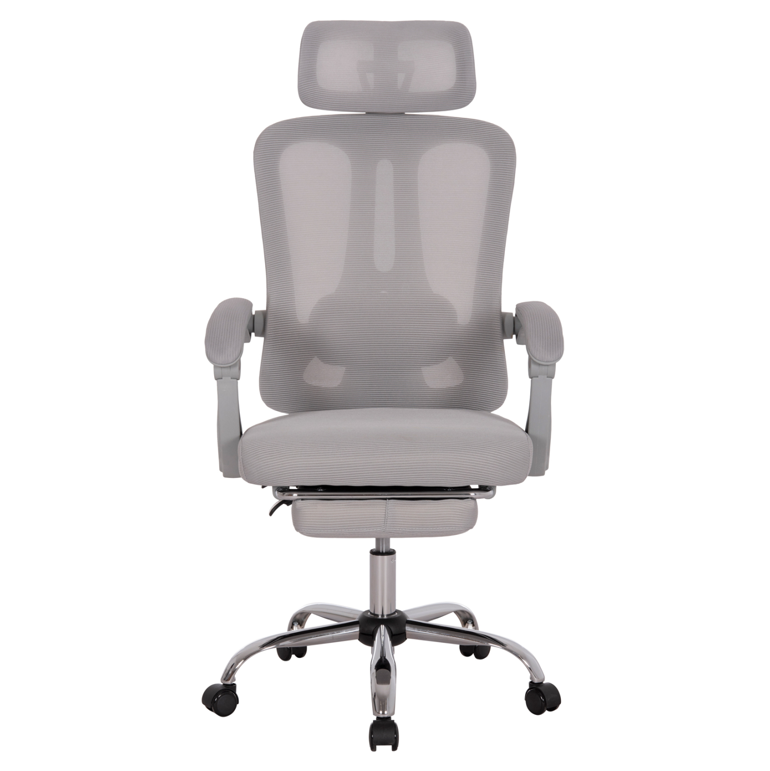 ΚΑΡΕΚΛΑ ΓΡΑΦΕΙΟΥ BARNET HM18258.02 ΓΚΡΙ MESH-ΓΚΡΙ ΣΚΕΛΕΤΟΣ NYLON 61x62x123Υ 3