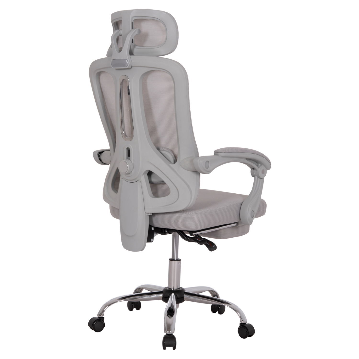 ΚΑΡΕΚΛΑ ΓΡΑΦΕΙΟΥ BARNET HM18258.02 ΓΚΡΙ MESH-ΓΚΡΙ ΣΚΕΛΕΤΟΣ NYLON 61x62x123Υ 5