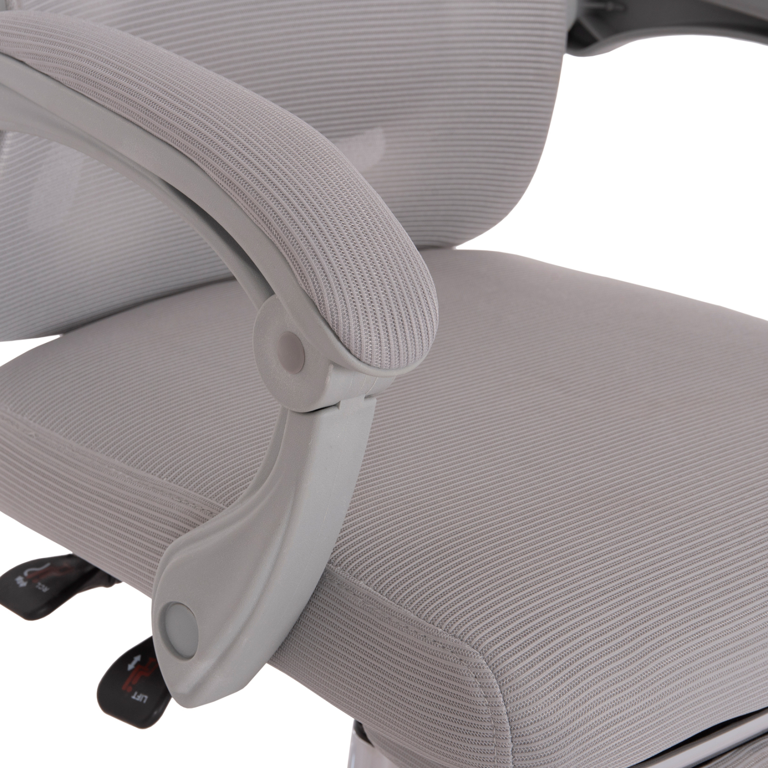 ΚΑΡΕΚΛΑ ΓΡΑΦΕΙΟΥ BARNET HM18258.02 ΓΚΡΙ MESH-ΓΚΡΙ ΣΚΕΛΕΤΟΣ NYLON 61x62x123Υ 8